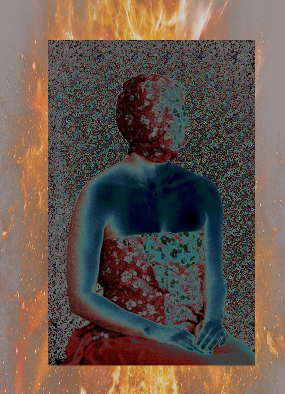 Map of my body. Art photographer Victoria Gladstein