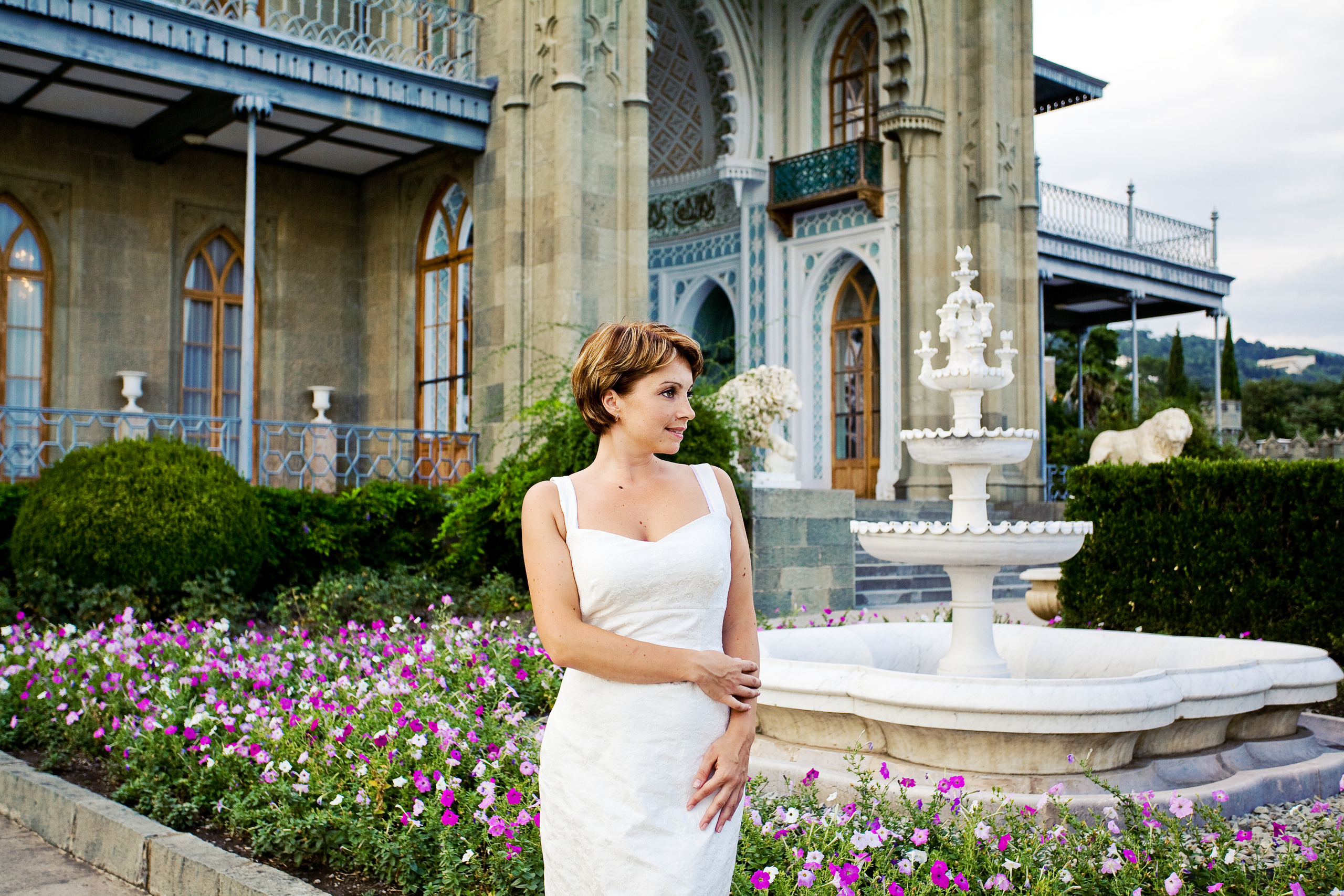 Фотосессия в парке Воронцовского дворца. Профессиональный фотограф в Ялте — Вячеслава Калинина