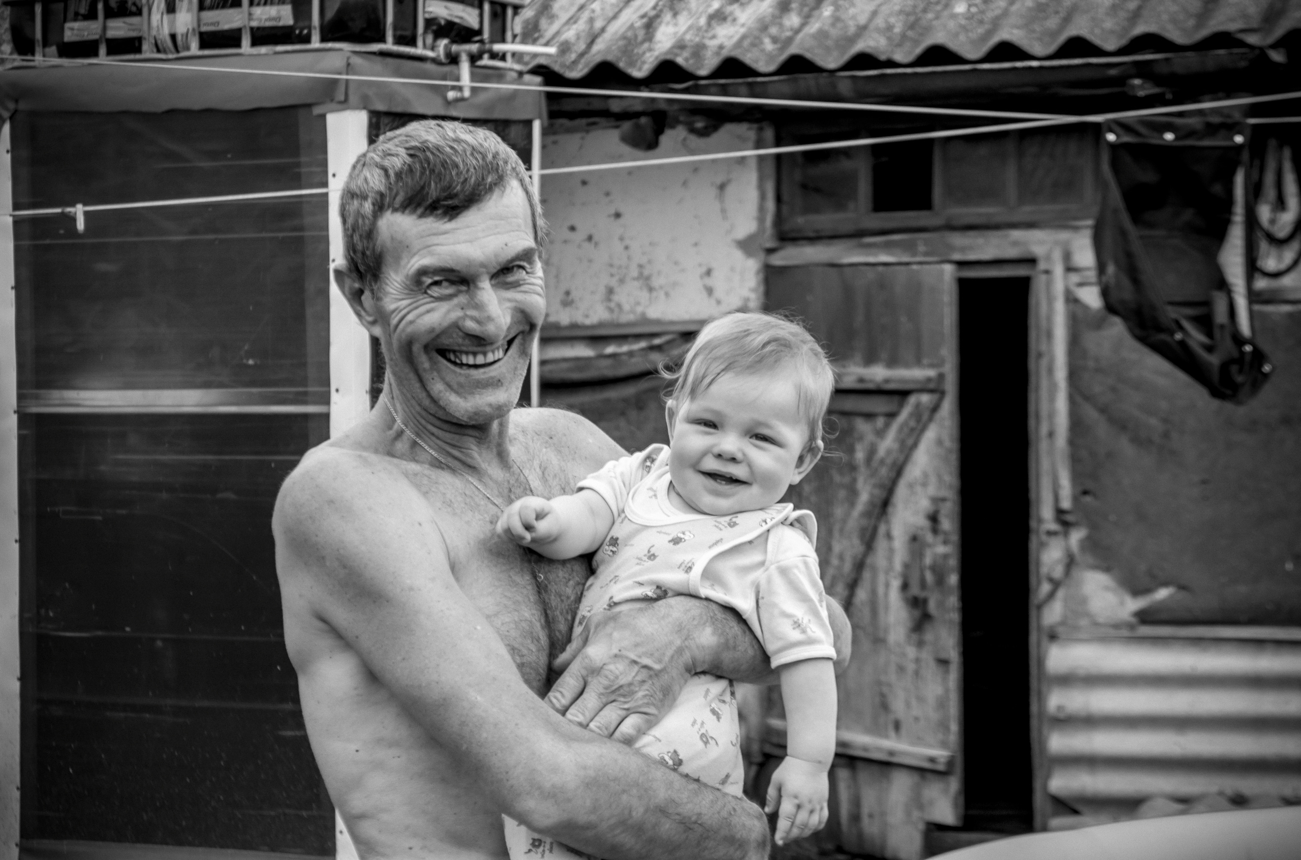 Серия работ «С дедом в деревне». Фотографы в Орле Шестопаловы Юлия и Юрий