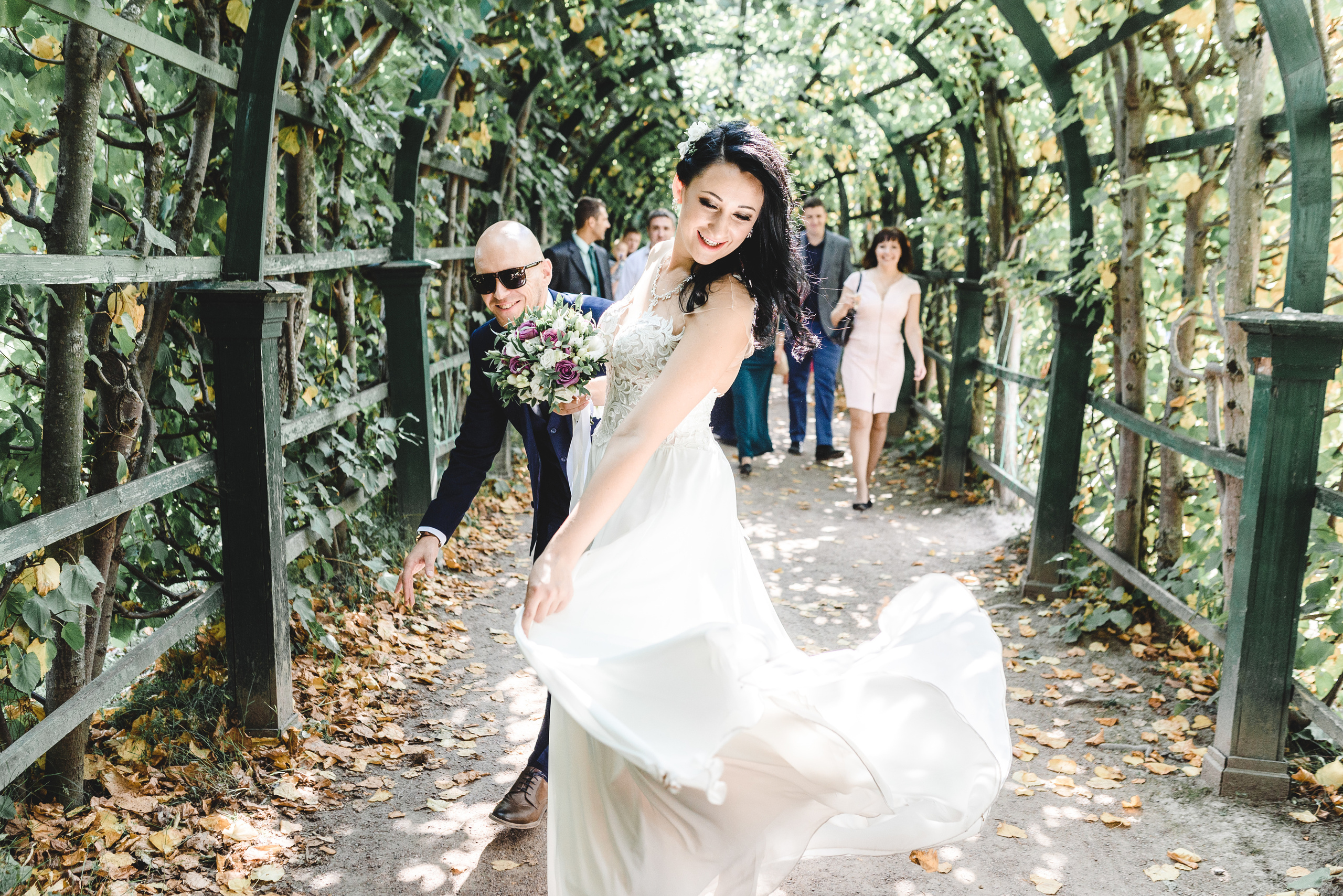 Свадебная фотосессия в пушкине, павловске, петергофе. Свадебный фотограф в Спб Сергей Баланян