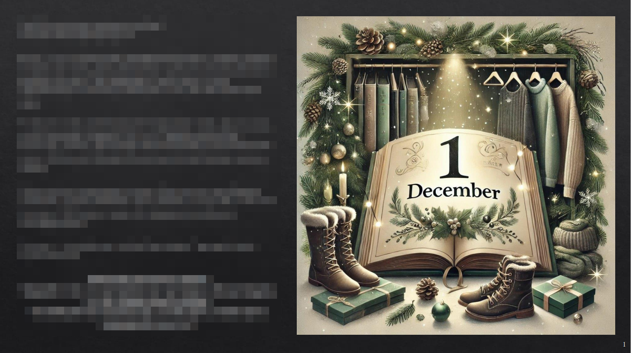 Новогодний нарративный адвент-календарь!