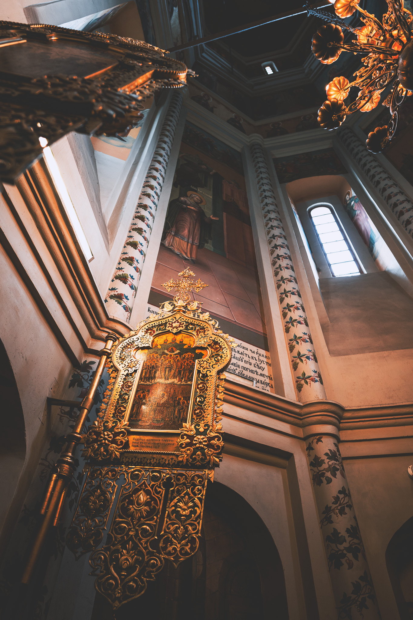 Интерьеры Храма Василия Блаженного в Москве.