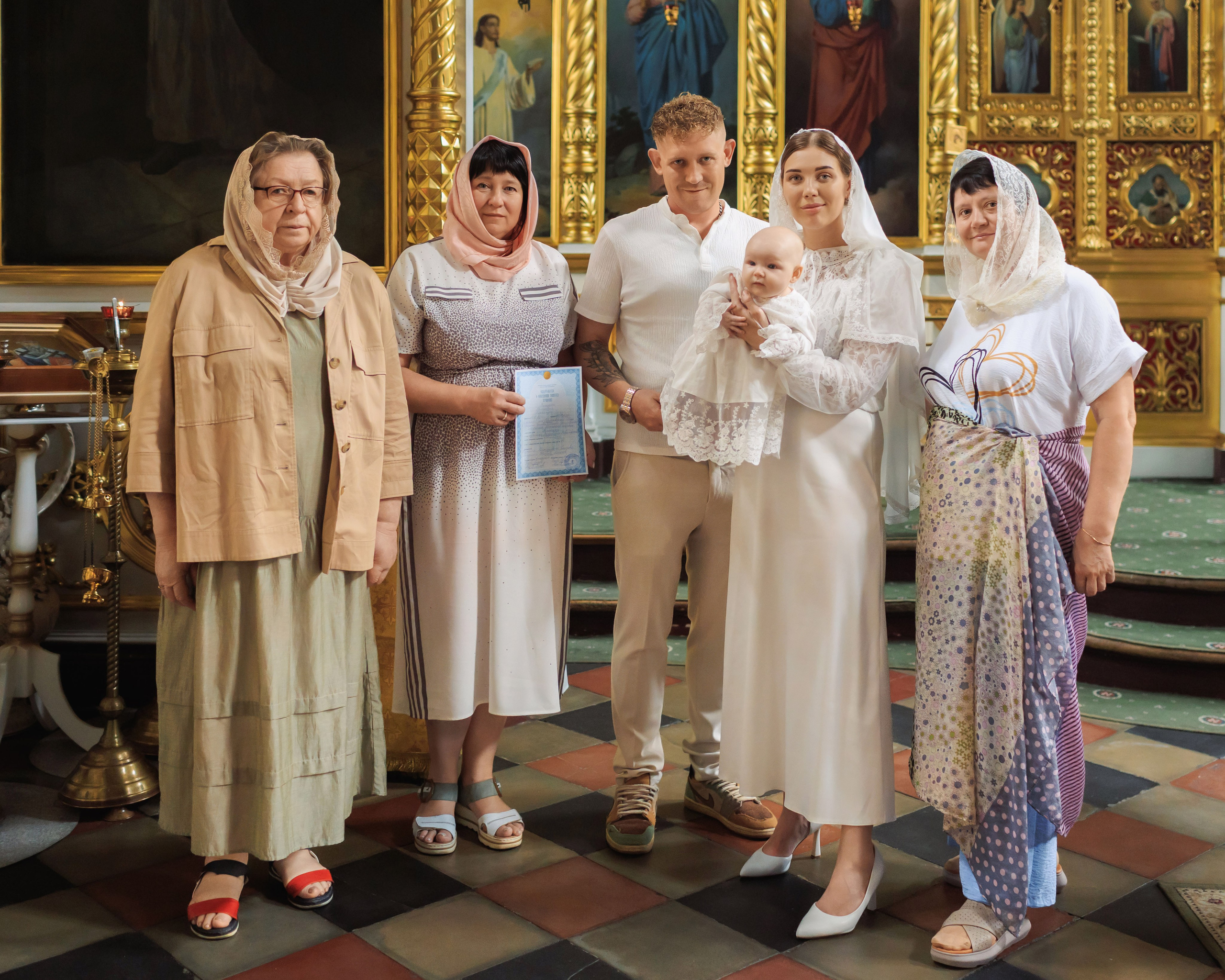 Крещение в храме Спаса Нерукотворного Образа | Фотограф