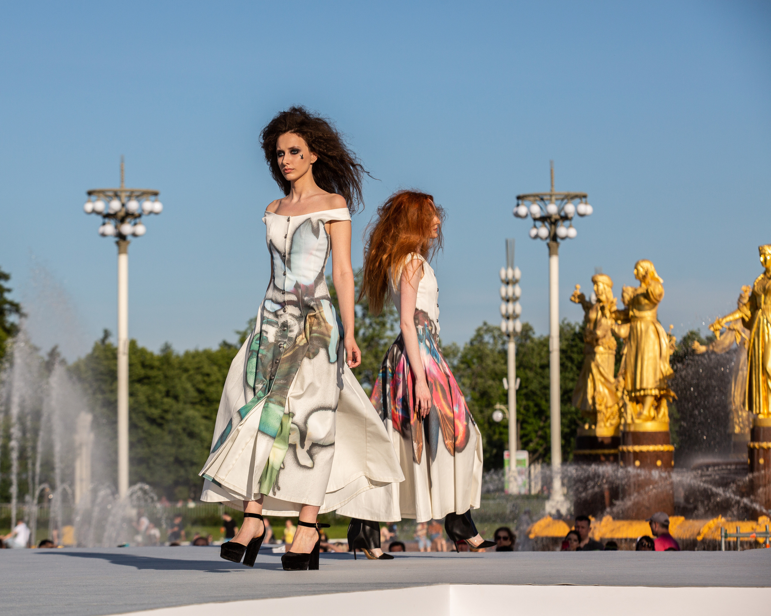 Moscow Fashion Week. Denis DETALOV. Visual artist, photographer Liana Darenskaya, Moscow