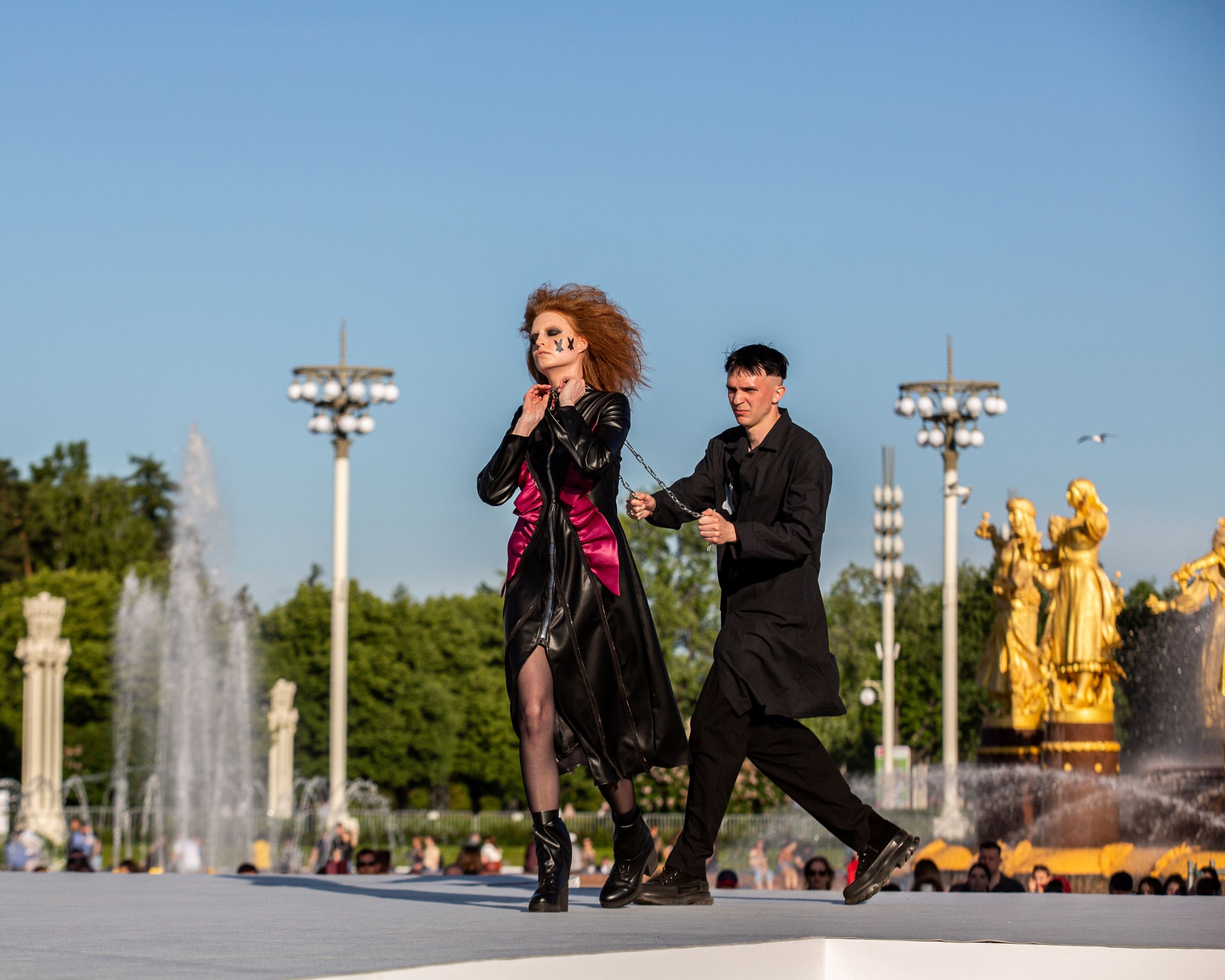 Moscow Fashion Week. Denis DETALOV. Visual artist, photographer Liana Darenskaya, Moscow