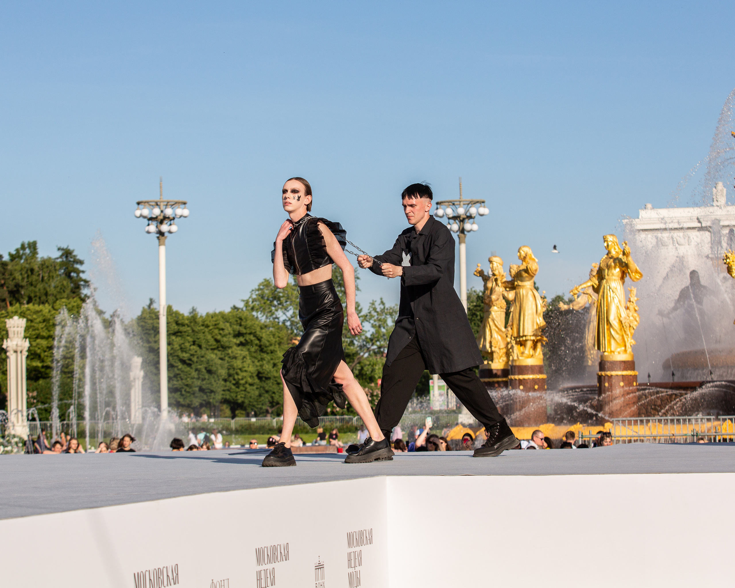 Moscow Fashion Week. Denis DETALOV. Visual artist, photographer Liana Darenskaya, Moscow