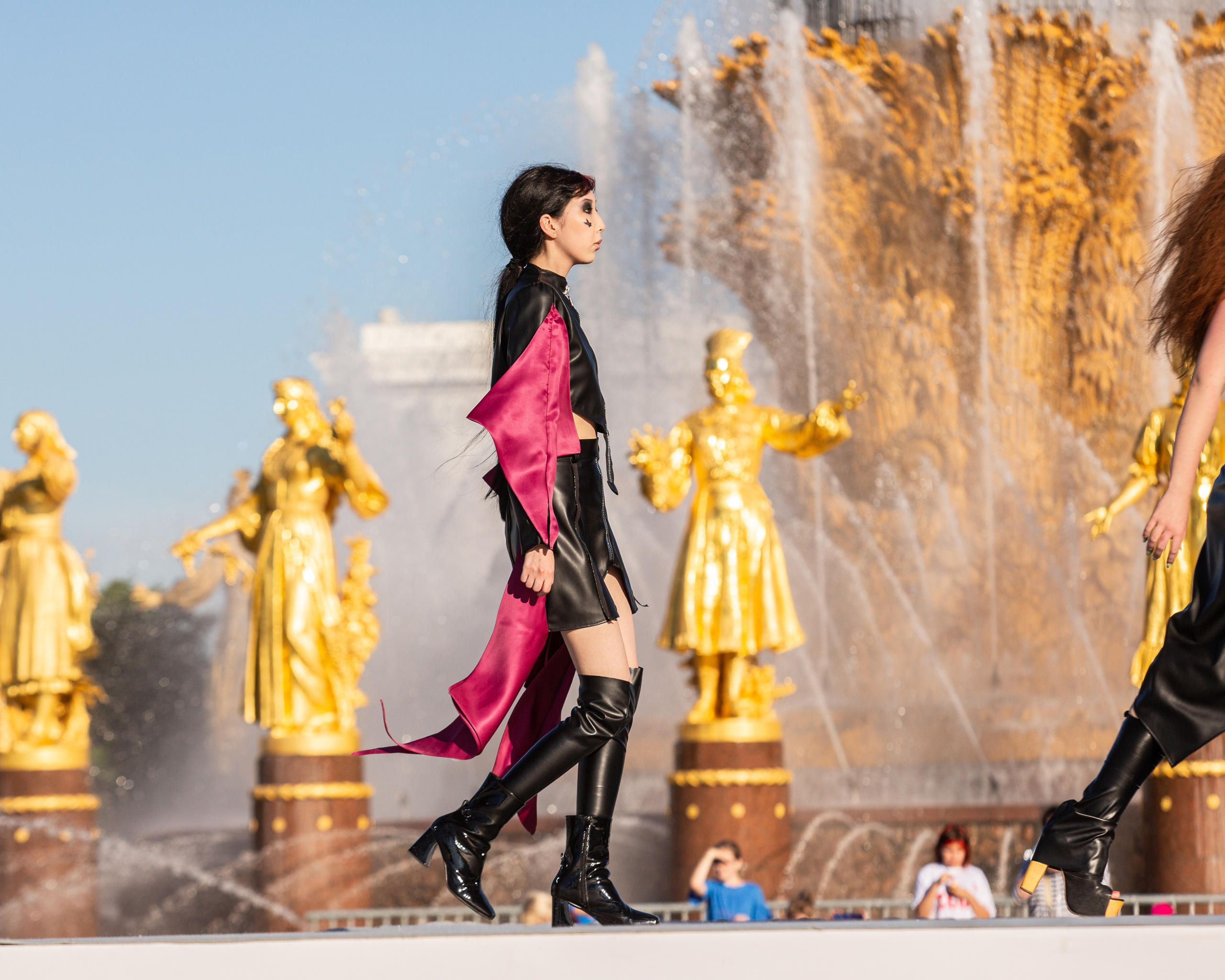 Moscow Fashion Week. Denis DETALOV. Visual artist, photographer Liana Darenskaya, Moscow