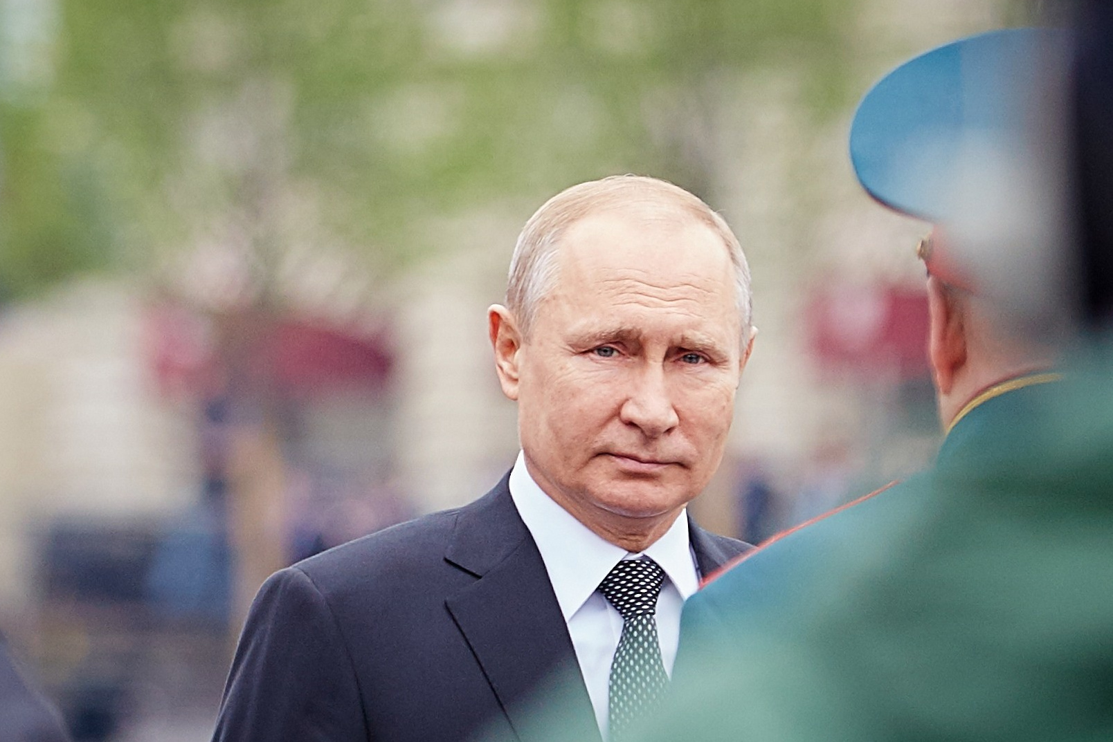 Президент Российской Федерации, Владимир Владимирович Путин на Параде Победы в Москве на Красной Площади