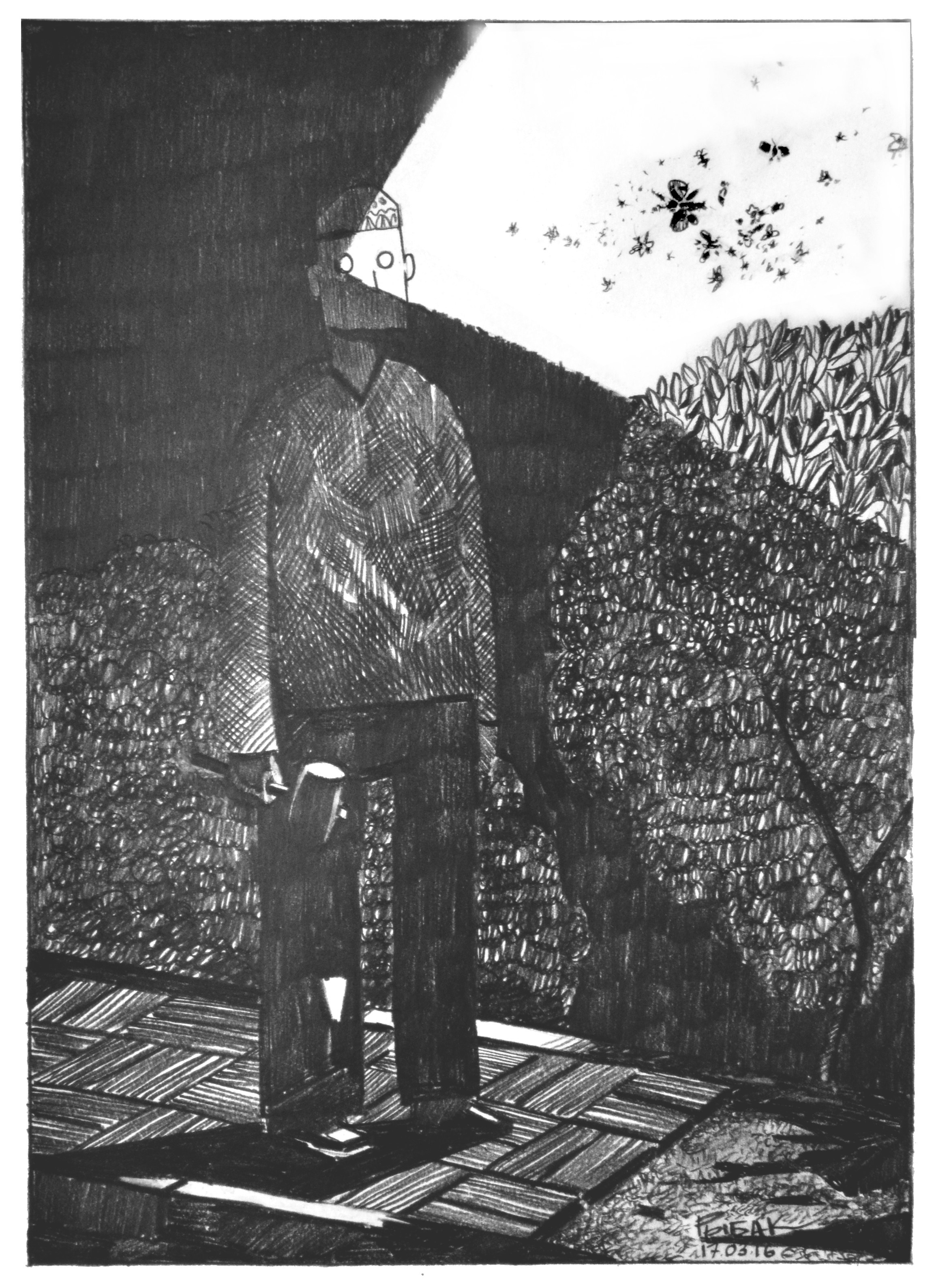 Графика 2016. Художник Рыбак Николай