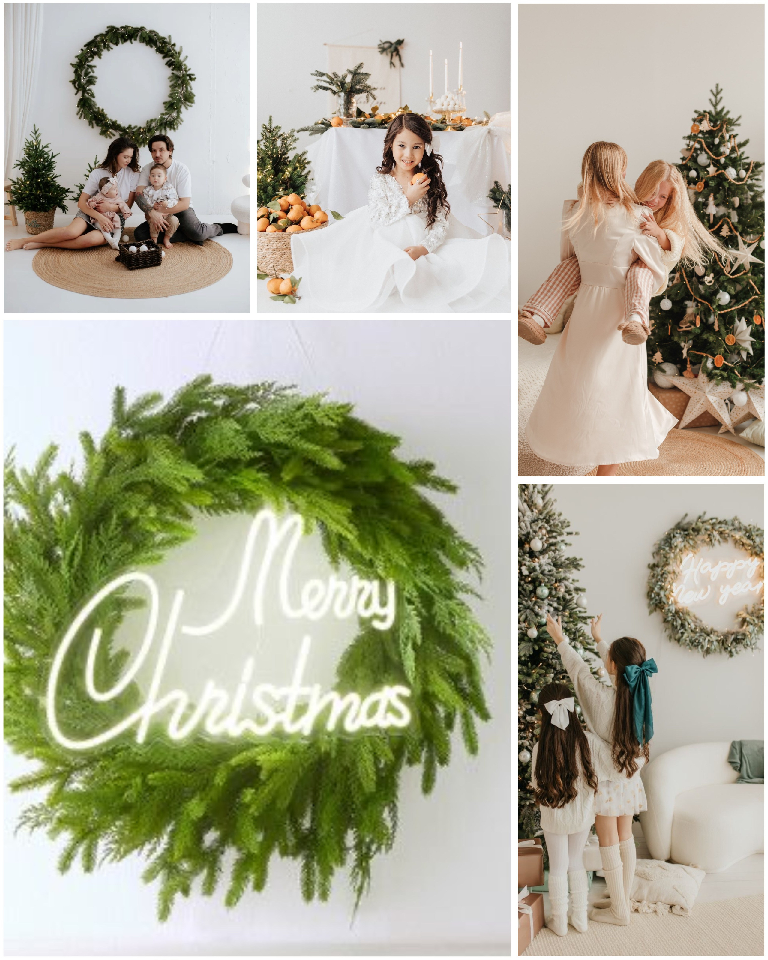 Новогодние фотосессии 2026. Профессиональная детская и семейная фотостудия в Краснодаре