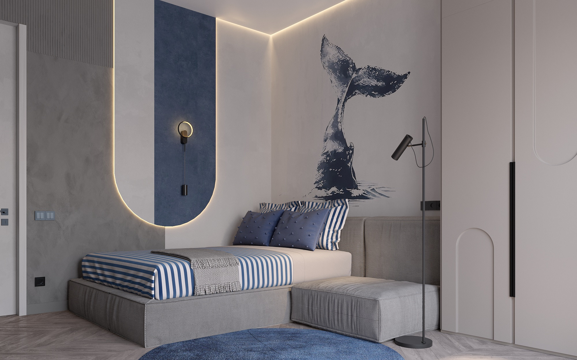 Квартира Кутузов Град. Архитектурно-дизайнерское бюро ROOMS