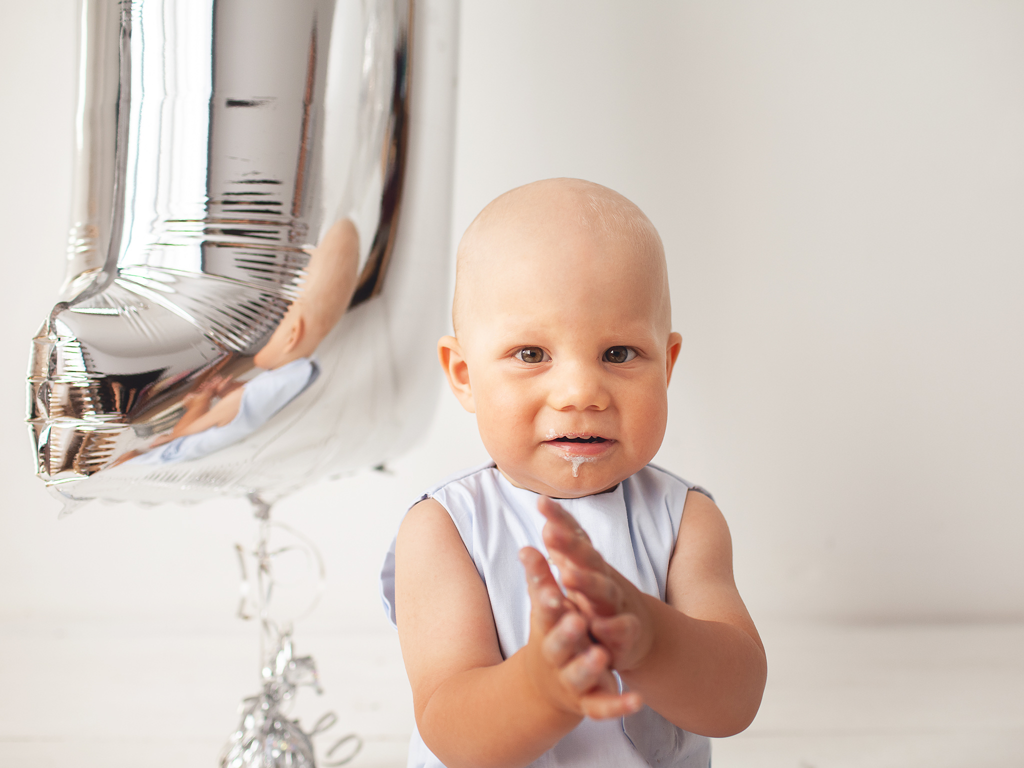 Первый День рождения Кирюши в Baby look studio. Детский фотограф в Самаре