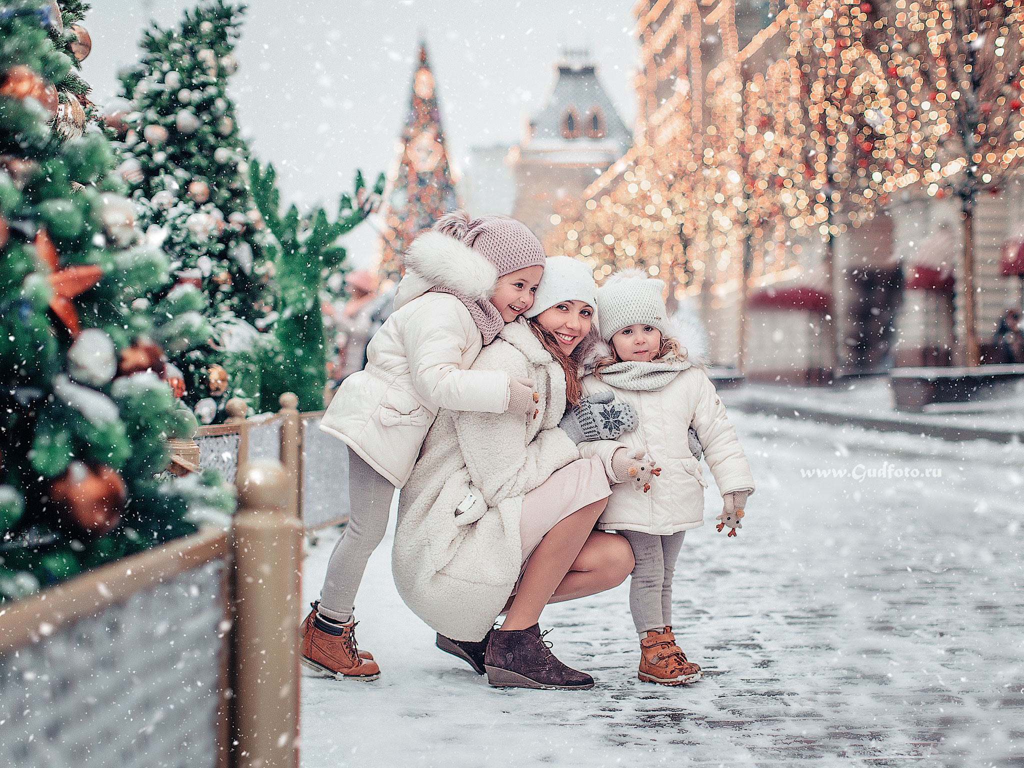 Новый год 2021. Детский и семейный фотограф с животными в Москве Гурьева Надежда