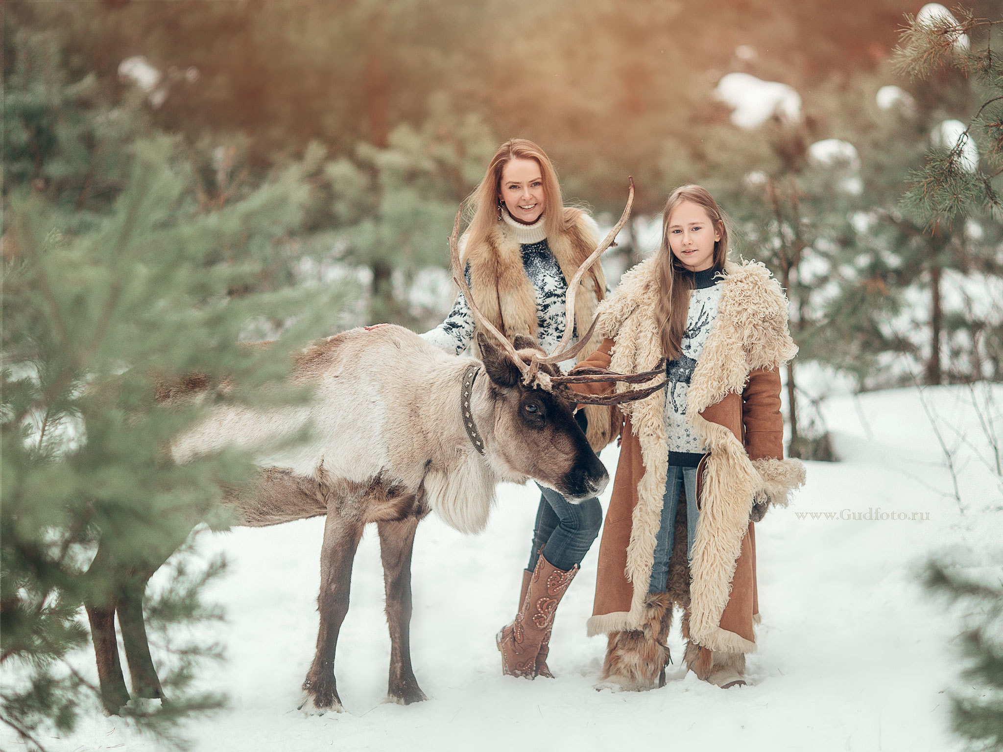 Зимние фотосессии, расписание и цены. Детский и семейный фотограф с животными в Москве Гурьева Надежда