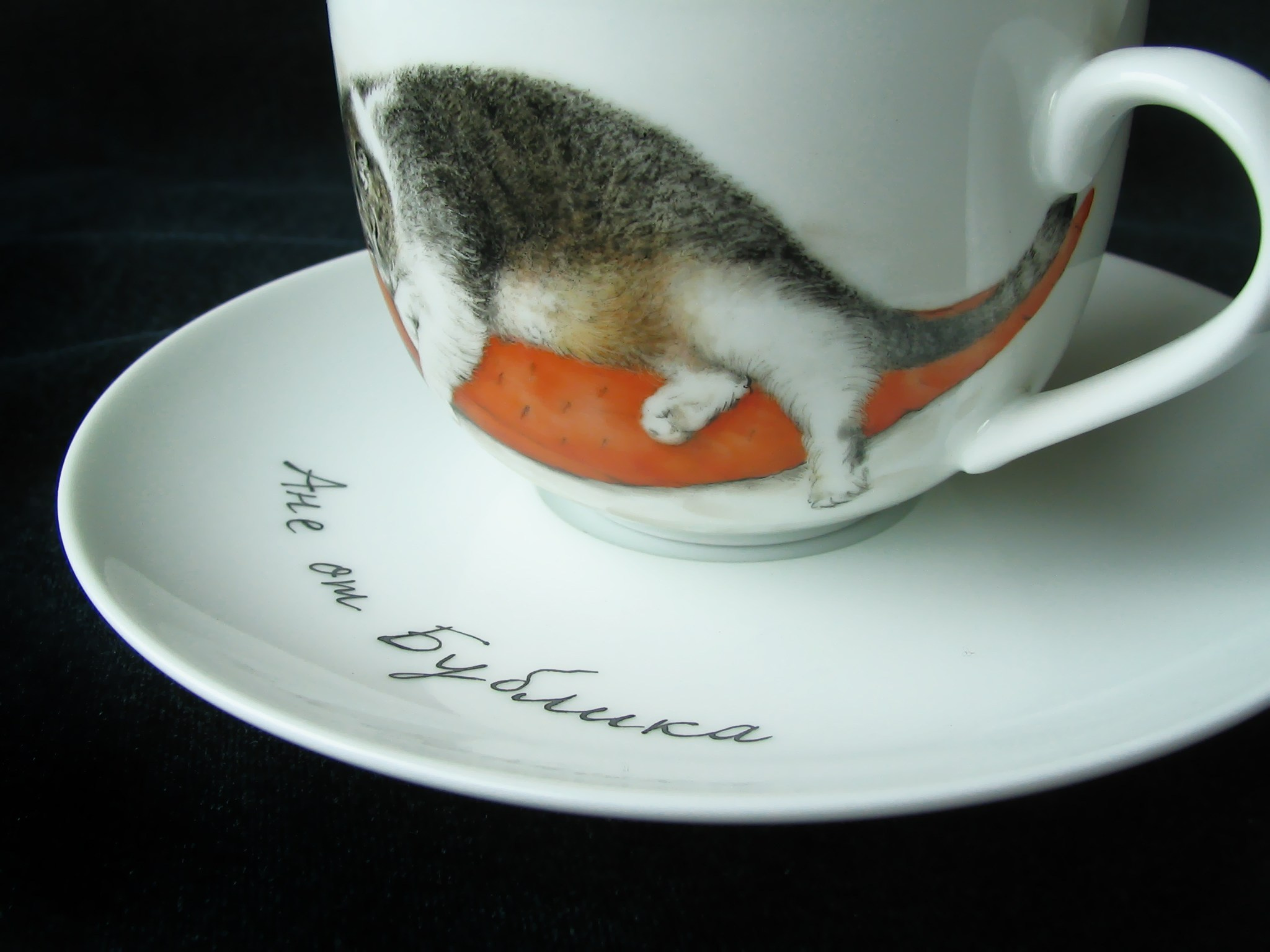 Ваш питомец на фарфоре. Роспись фарфора по индивидуальным заказам. Роспись фарфора в Санкт-Петербурге. 