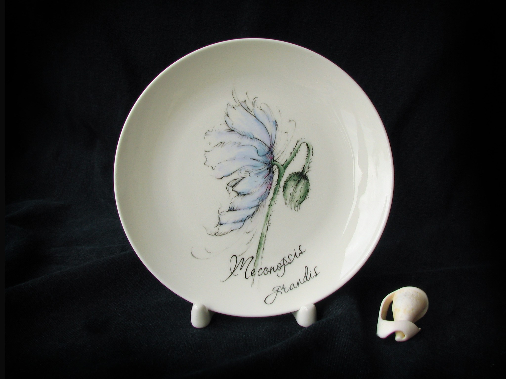 Монограмма, каллиграфия на фарфоре. Костяной фарфор ИФЗ. Каллиграфия на фарфоре в Санкт-Петербурге.