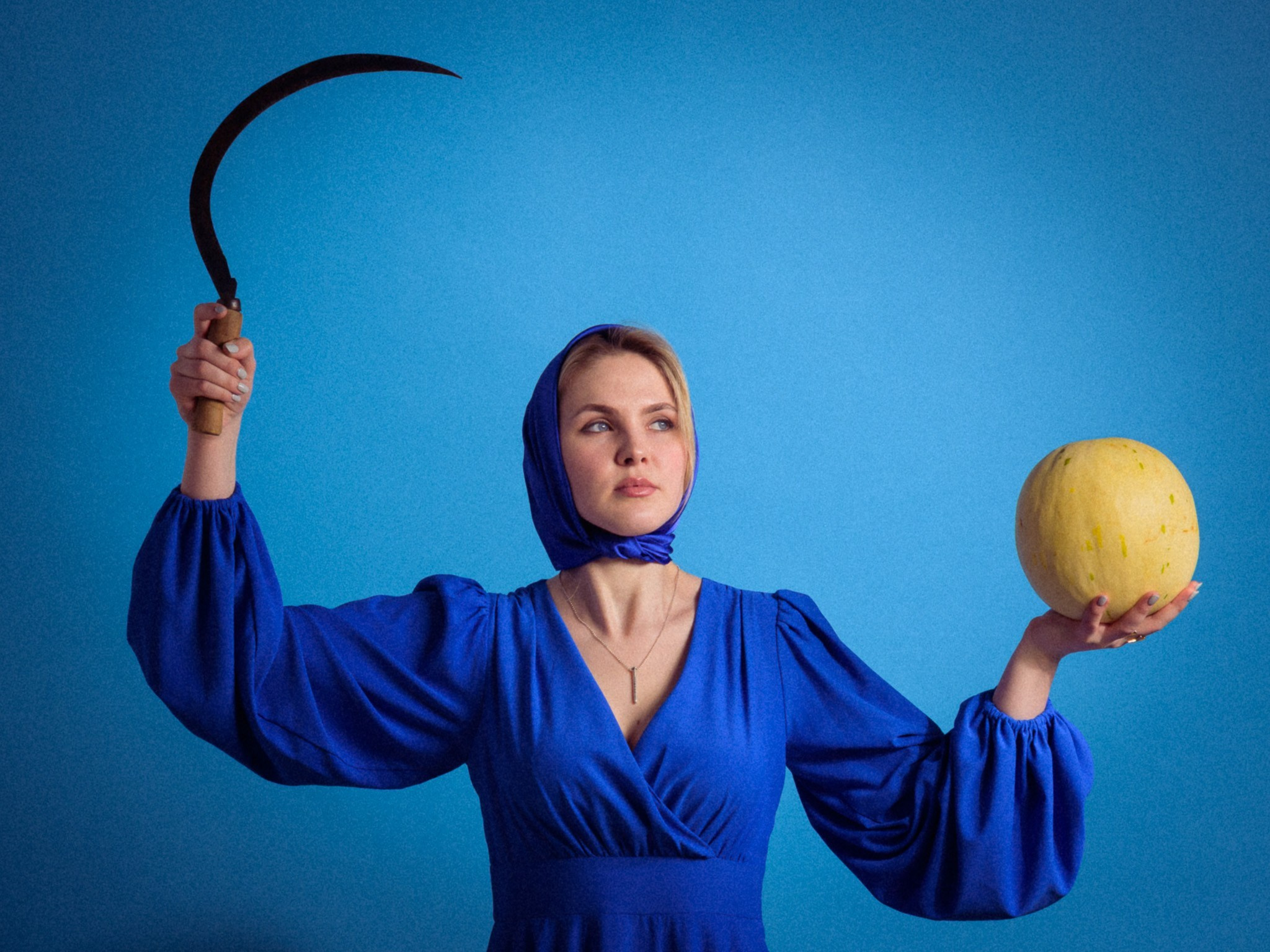 Студийный портрет на пленочную камеру