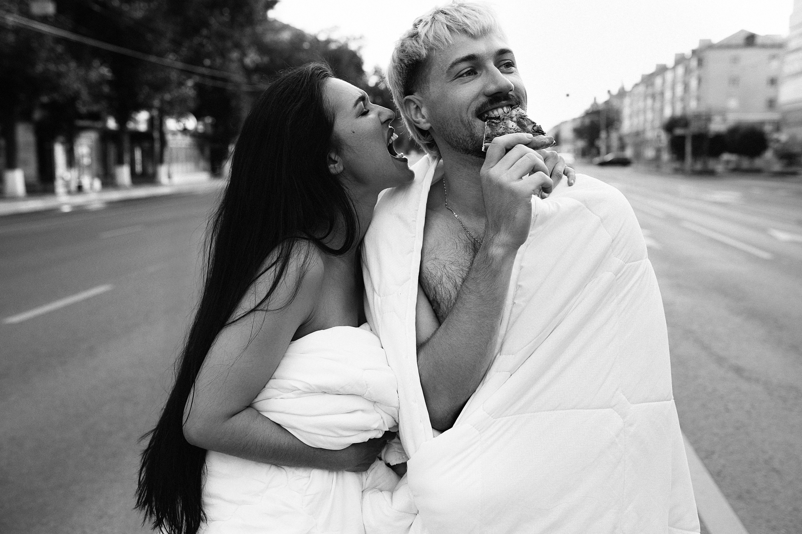 Фотосессии о любви на рассвете в Москве