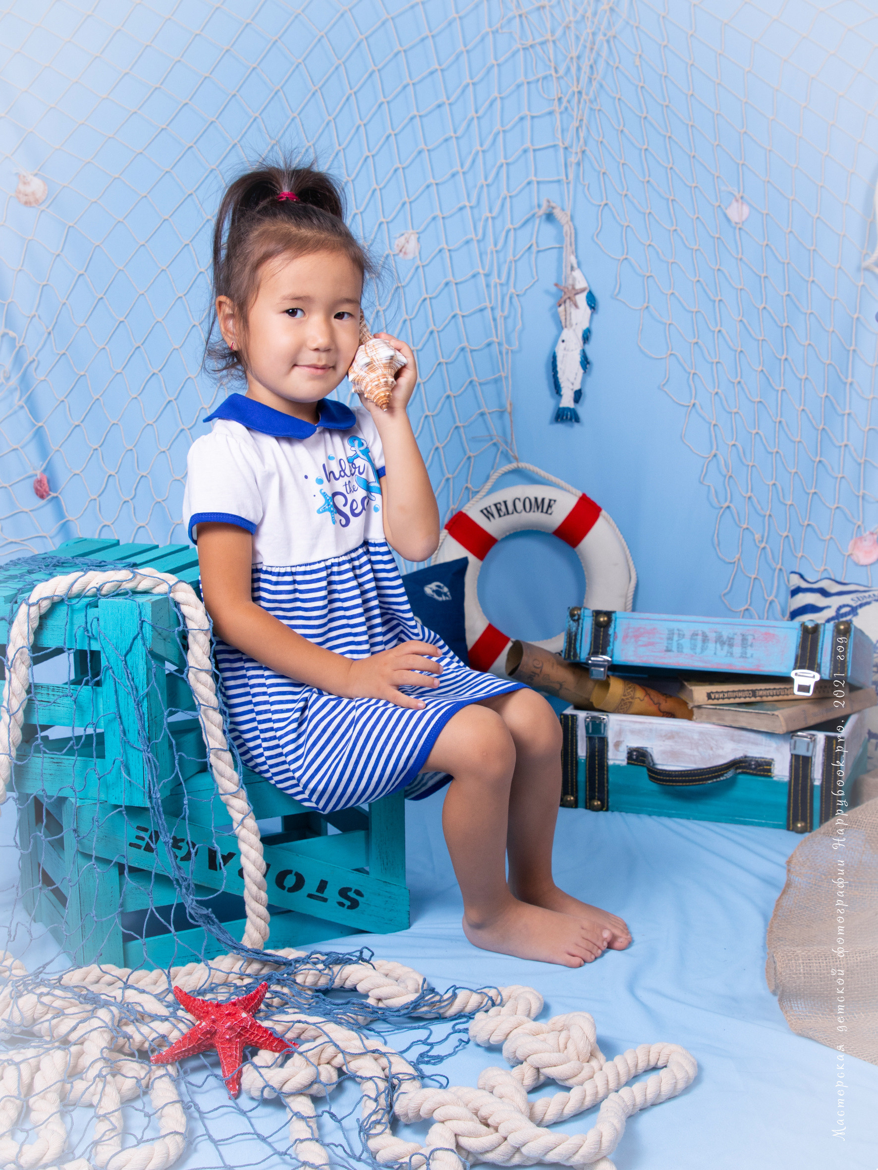 Фотосессия «Морячок». Детский фотограф в Алматы, виньетки, выпускной альбом Алматы