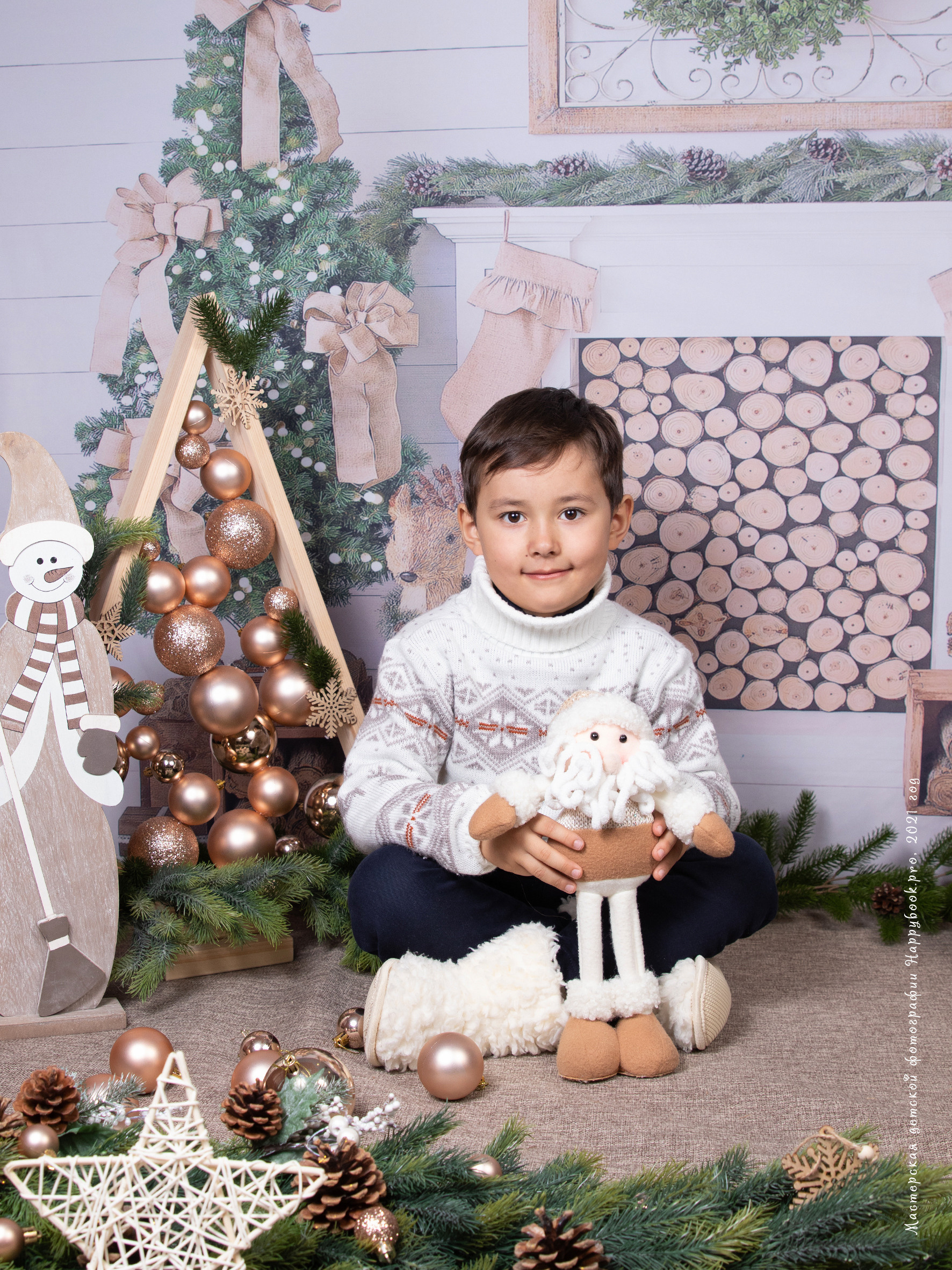 Новогодняя сказка. Детский фотограф в Алматы, виньетки, выпускной альбом Алматы