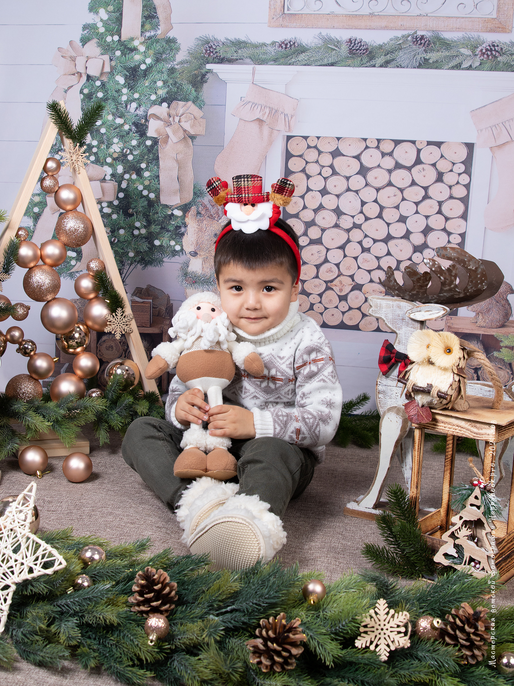 Новогодняя сказка. Детский фотограф в Алматы, виньетки, выпускной альбом Алматы
