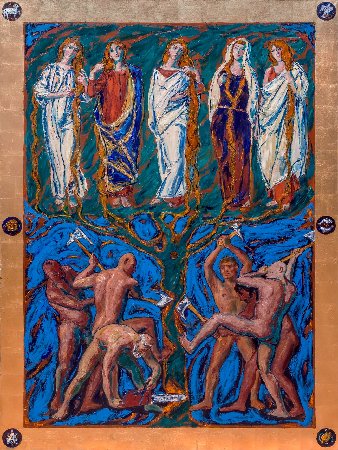 Двухчастные картины. Fedor Olevskiy Art