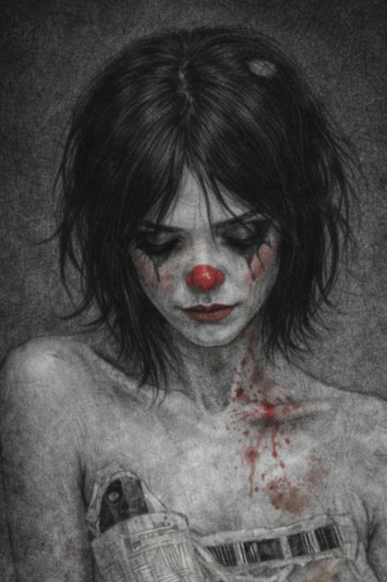 Фотосессия клоунессы. Мир глазами Саши Д