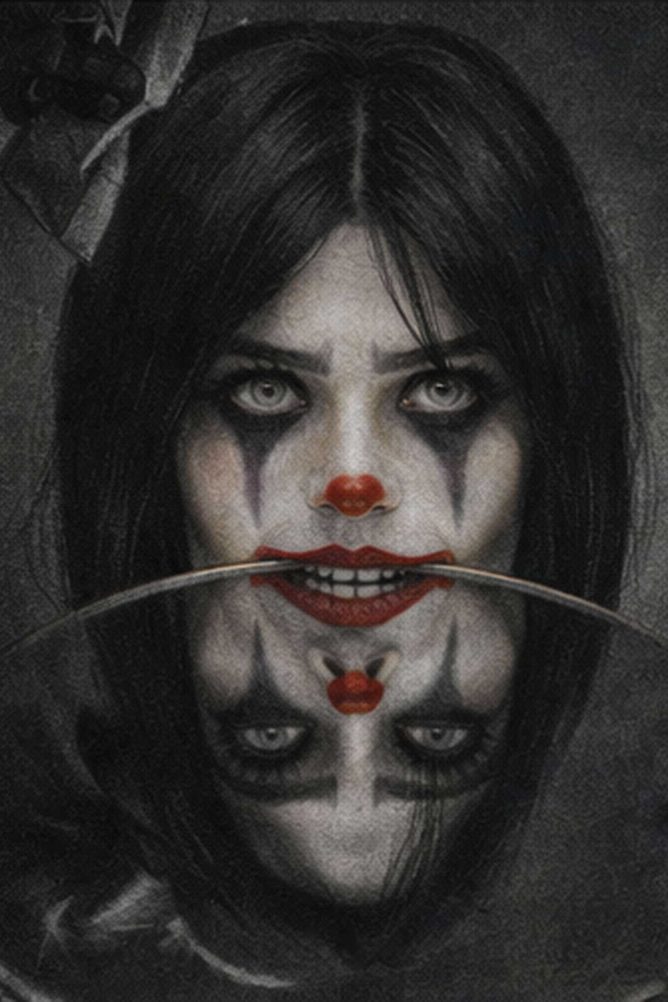 Фотосессия клоунессы. Мир глазами Саши Д