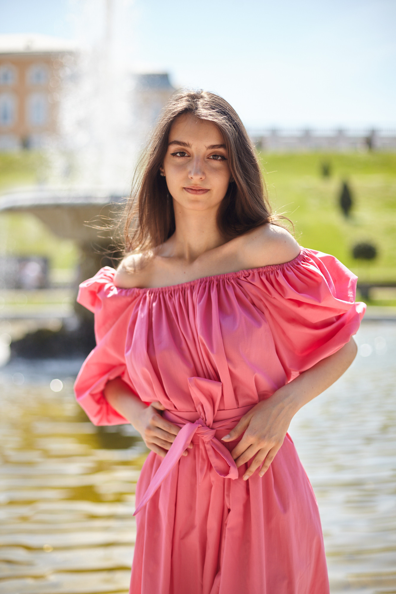 День в Петергофе. Одежда из Санкт-Петербурга СИНИОКО