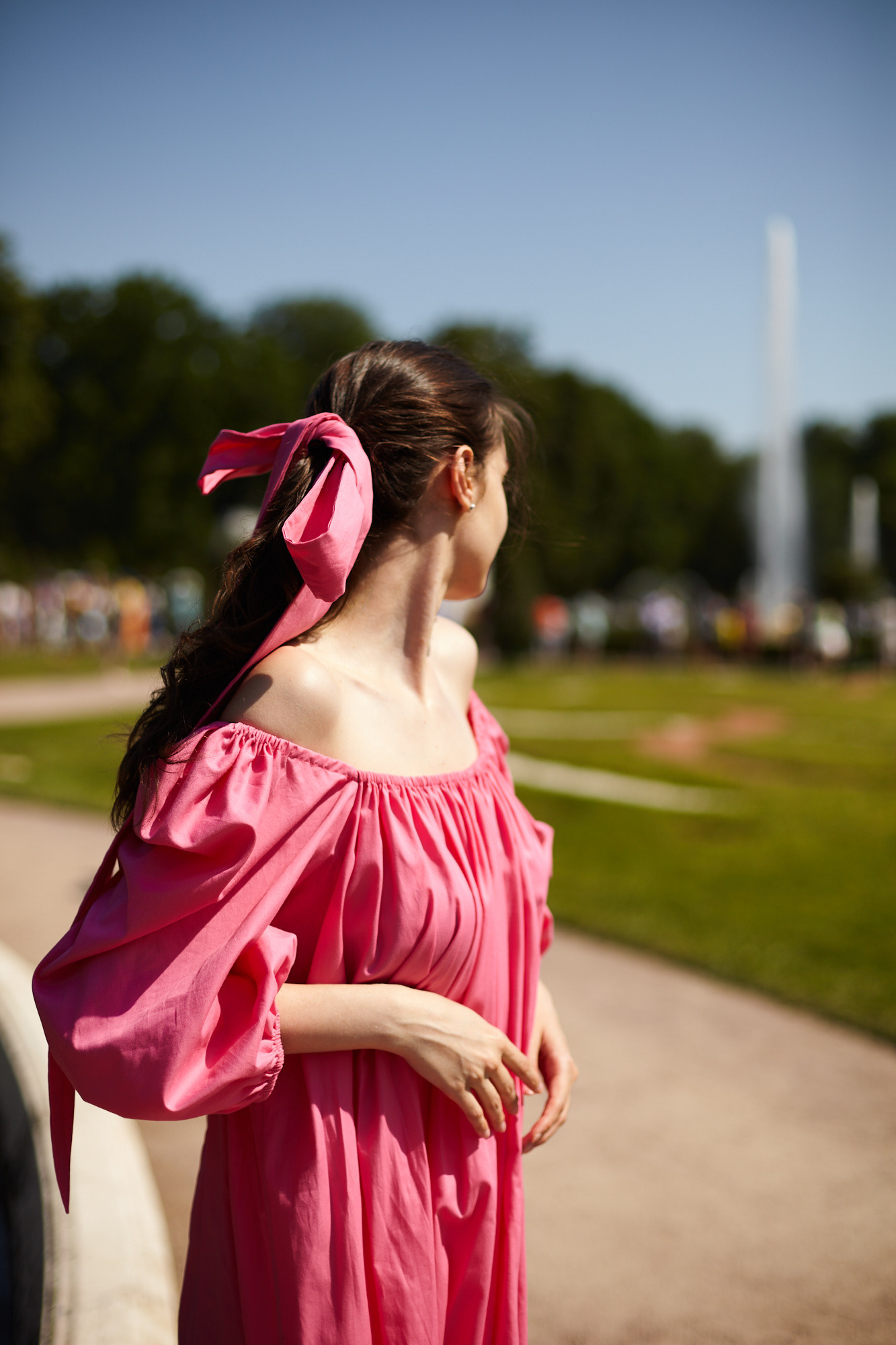 День в Петергофе. Одежда из Санкт-Петербурга СИНИОКО
