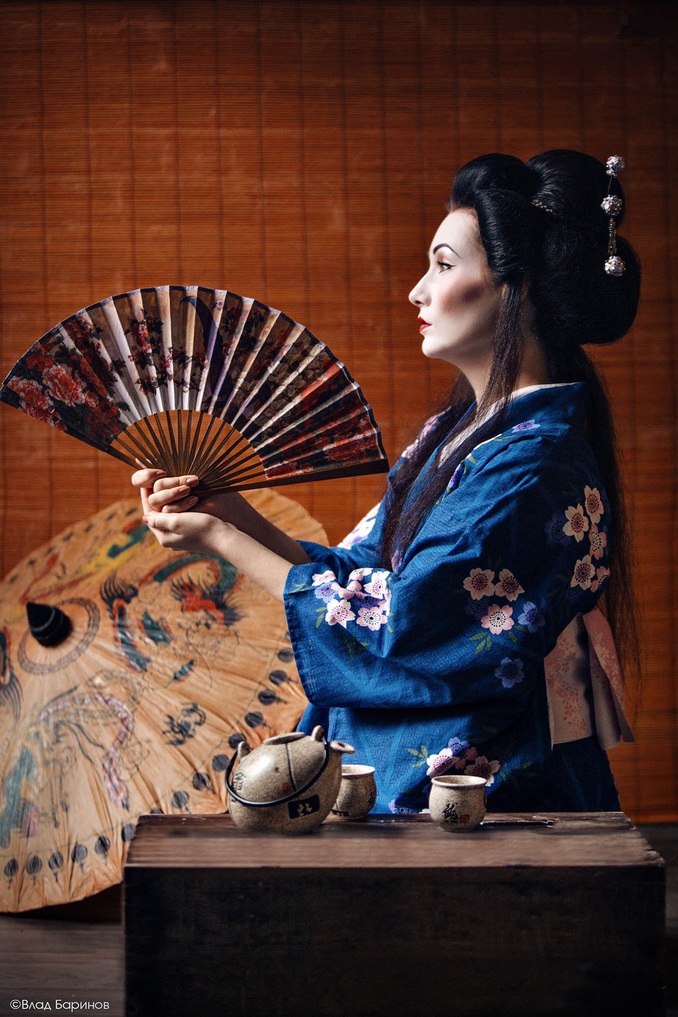 Фотосессия в стиле японской гейши