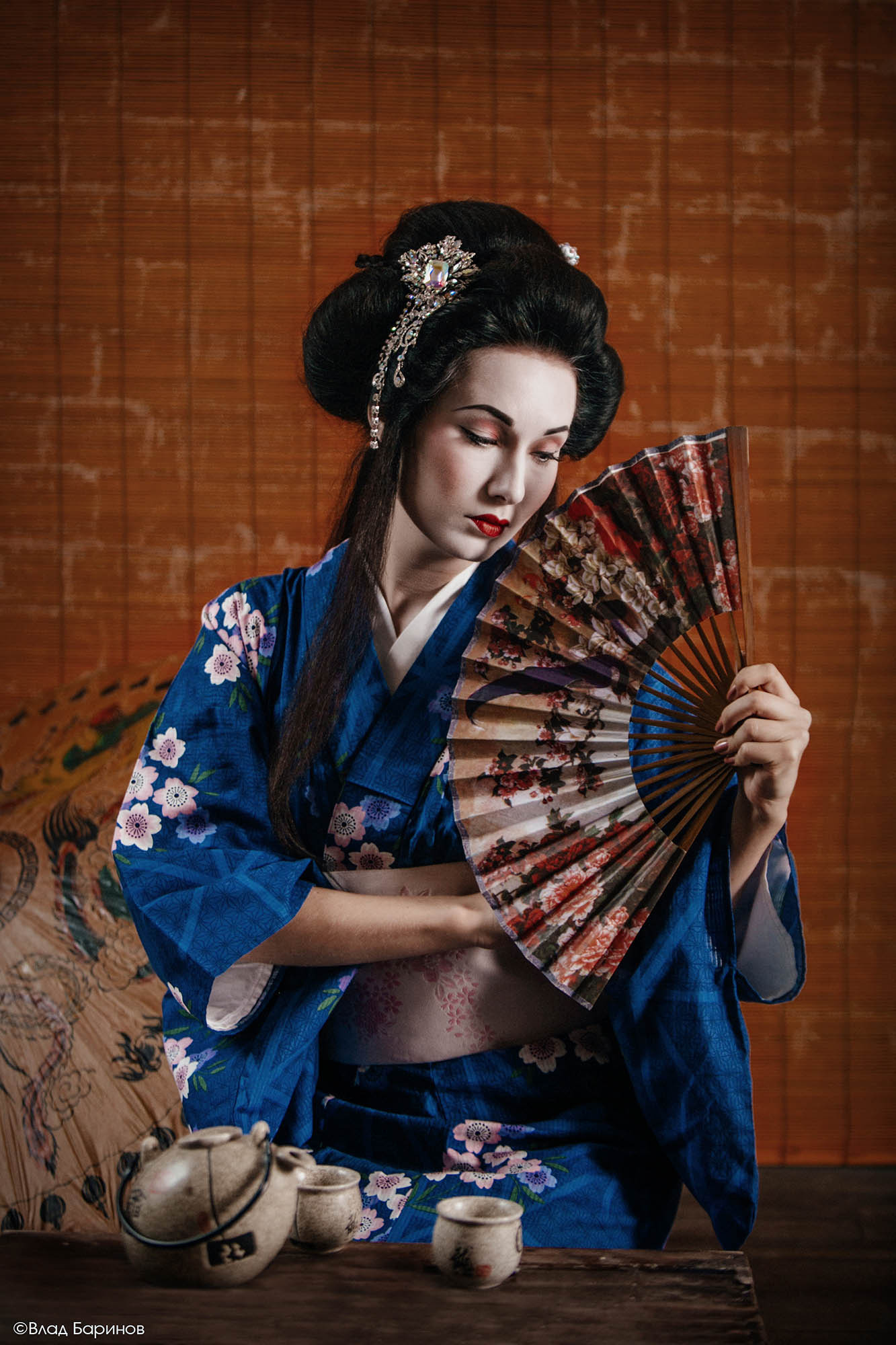 Фотосессия в стиле японской гейши