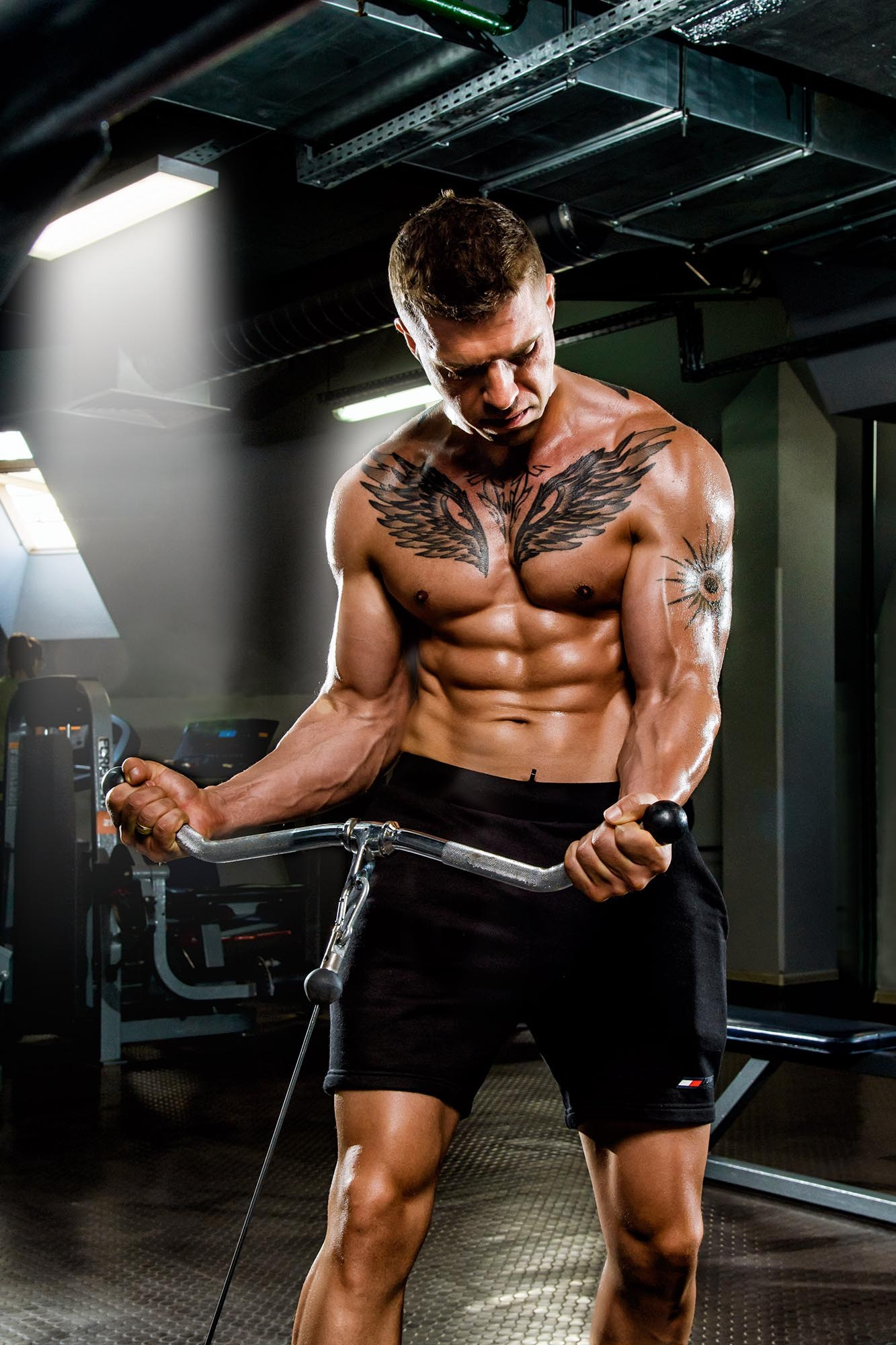 Мужская спортивная фотосессия. Фитнес и спортивный фотограф Москва
