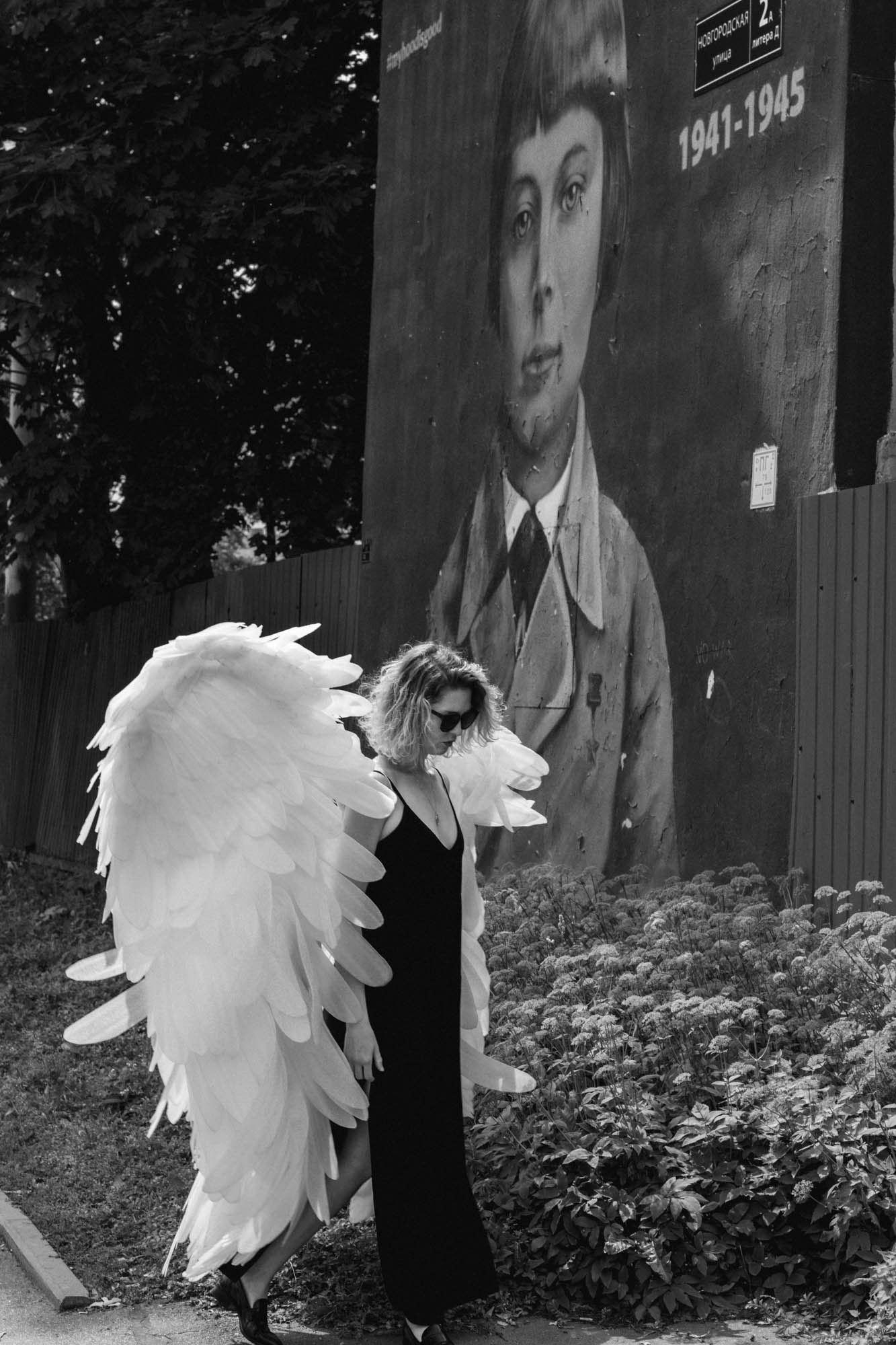 Прогулки с крыльями ангела в Петербурге. Фотограф Анастасия Броварник в Санкт-Петербурге