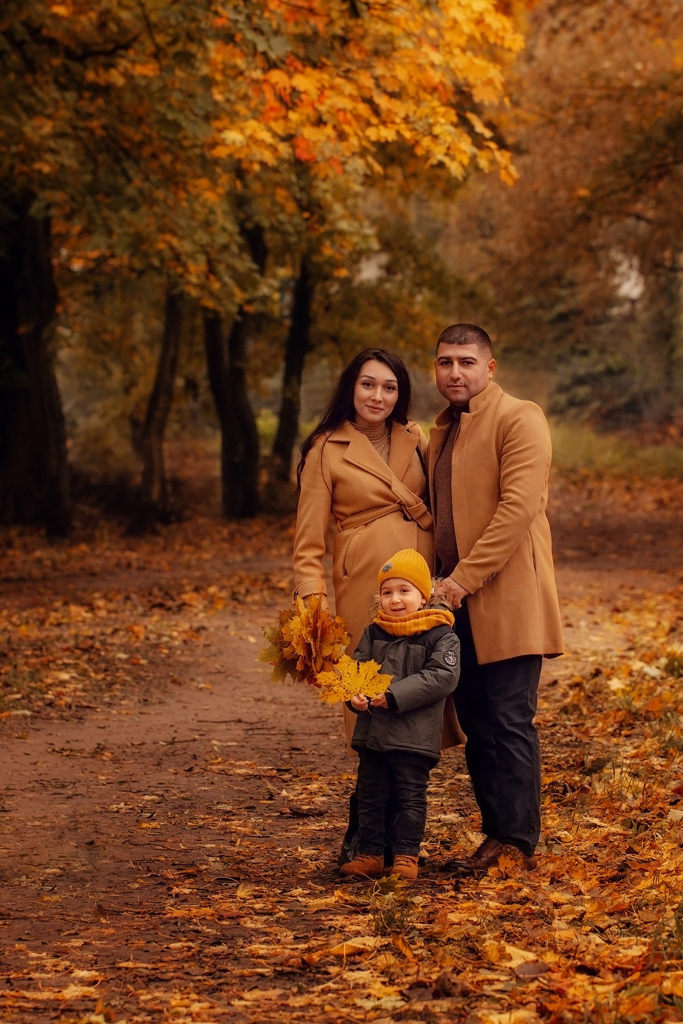 Прогулка по осеннему парку. Семейный фотограф в Калининграде Надежда Гриднева