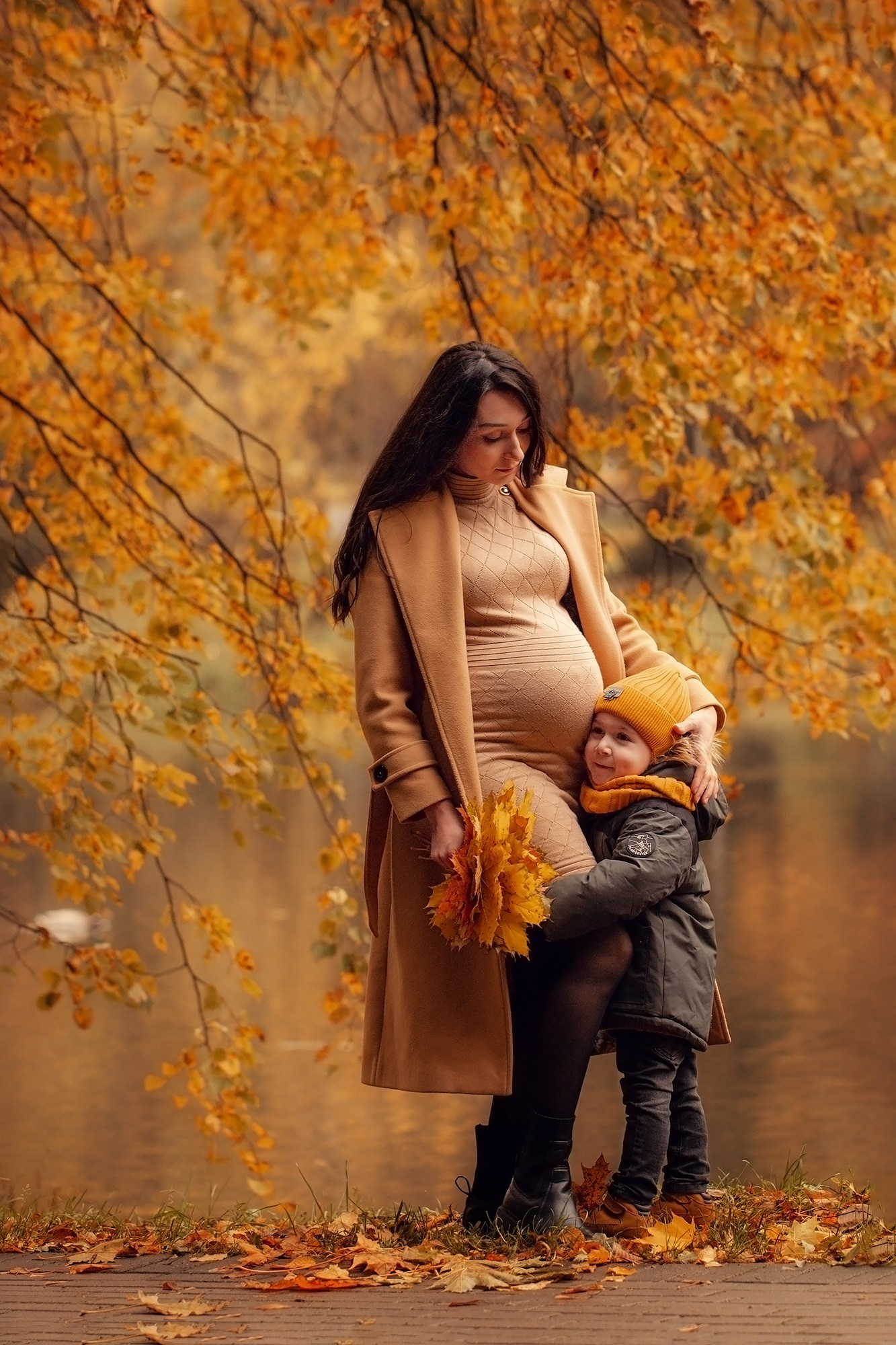 Прогулка по осеннему парку. Семейный фотограф в Калининграде Надежда Гриднева
