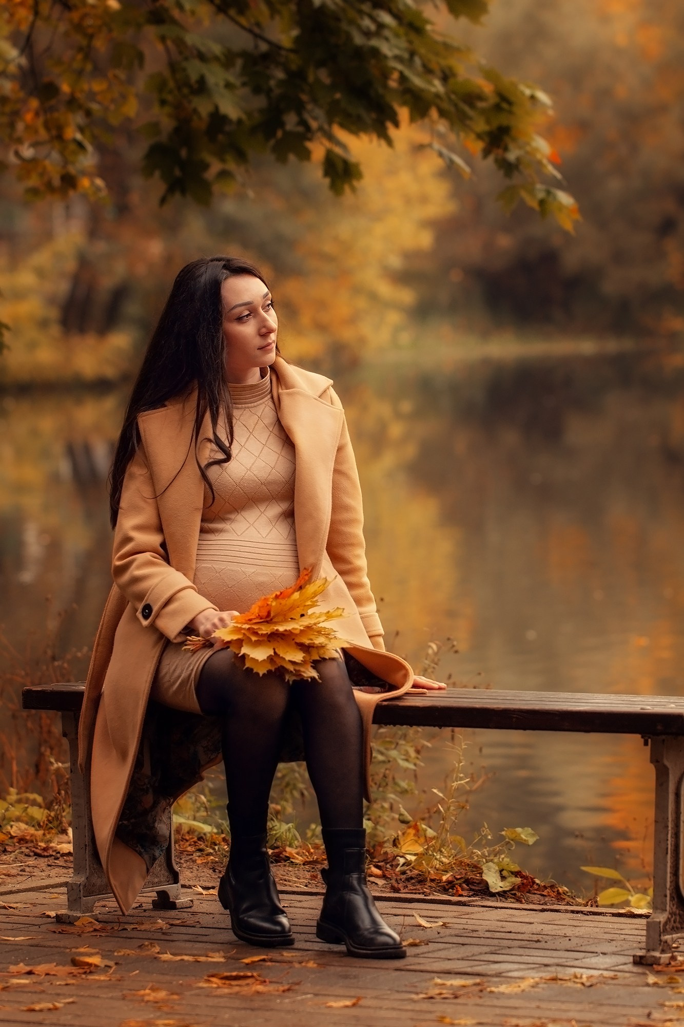 Прогулка по осеннему парку. Семейный фотограф в Калининграде Надежда Гриднева