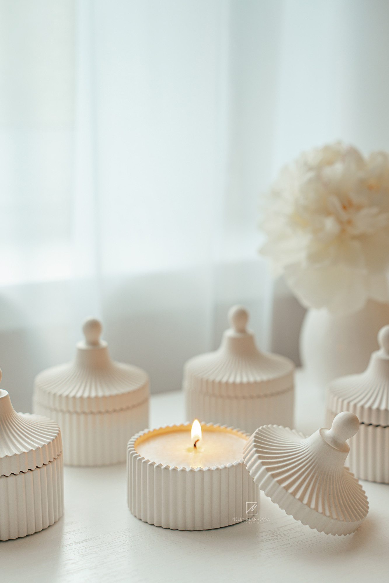 Натуральные соевые свечи White Flowers. Фотограф и искусствовед в Туле и Санкт-Петербурге Нелли Некрасова