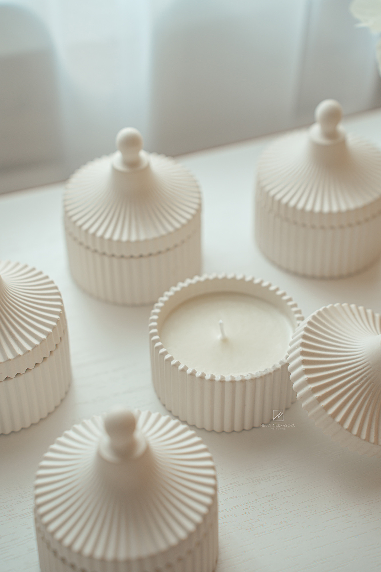 Натуральные соевые свечи White Flowers. Фотограф и искусствовед в Туле и Санкт-Петербурге Нелли Некрасова