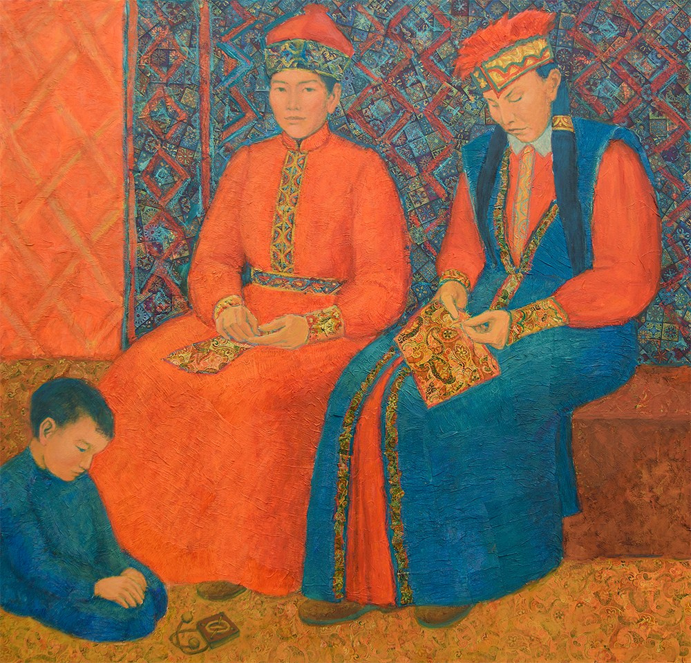 Выставочный проект «Белая дорога» в Республике Калмыкия. Ефремова Ольга. Художник