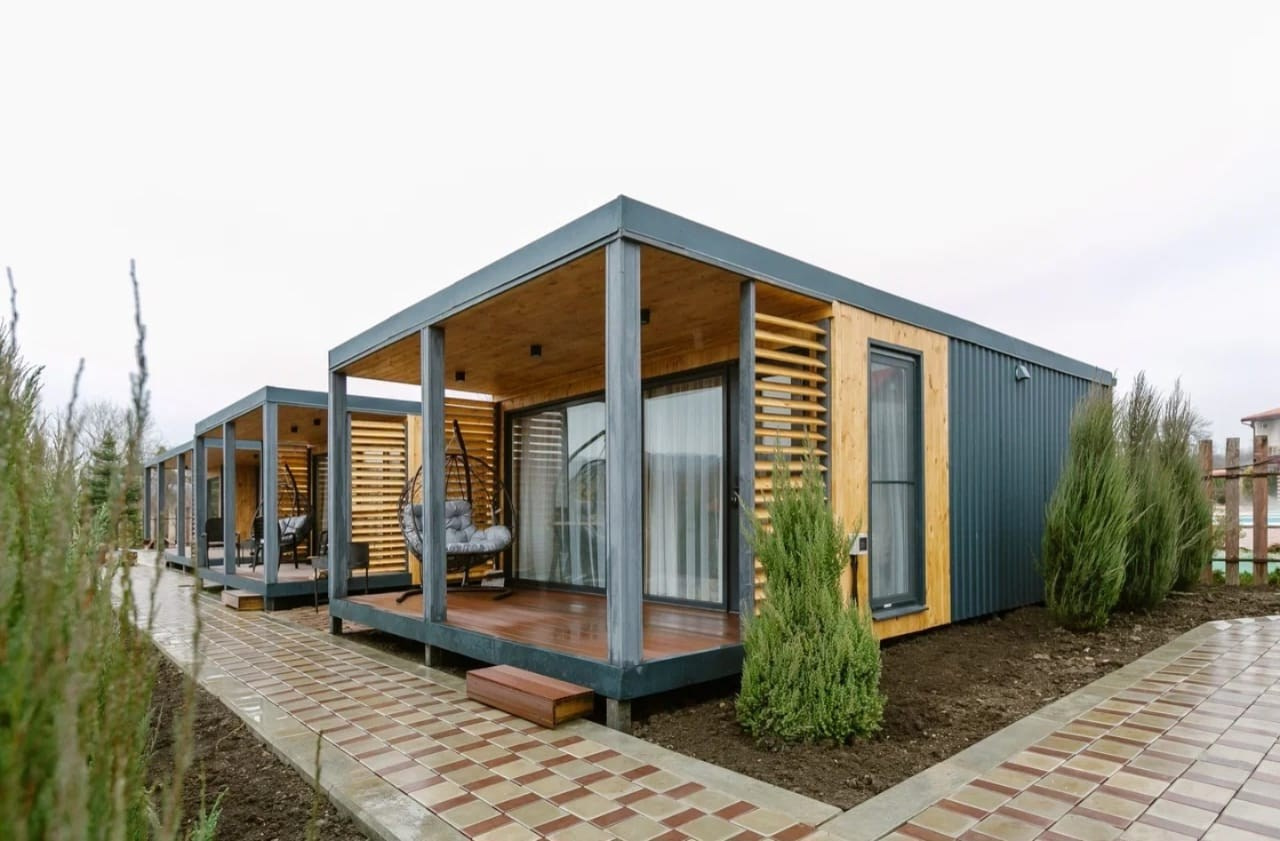 Термальный бассейн Домики с удобствами и баней до 6 человек