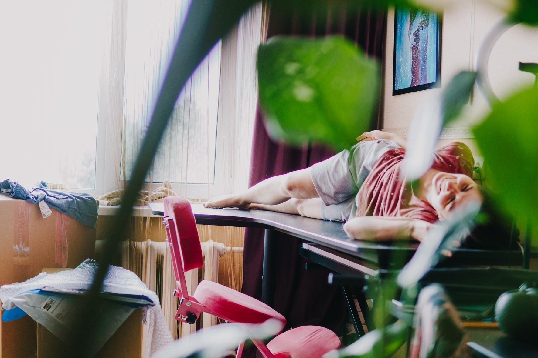 Домашняя фотосессия на уютном. Saamill