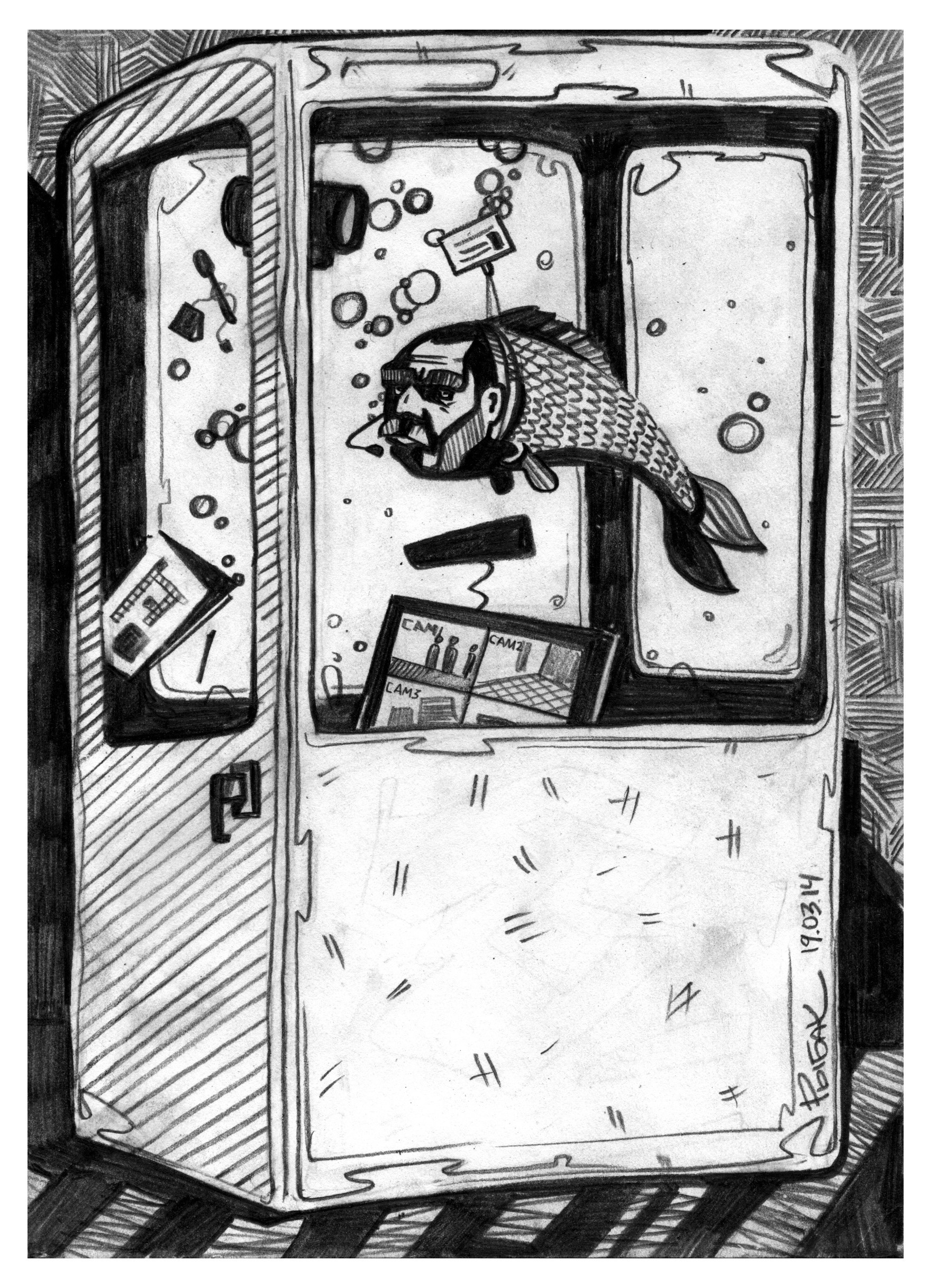 Графика 2014. Художник Рыбак Николай