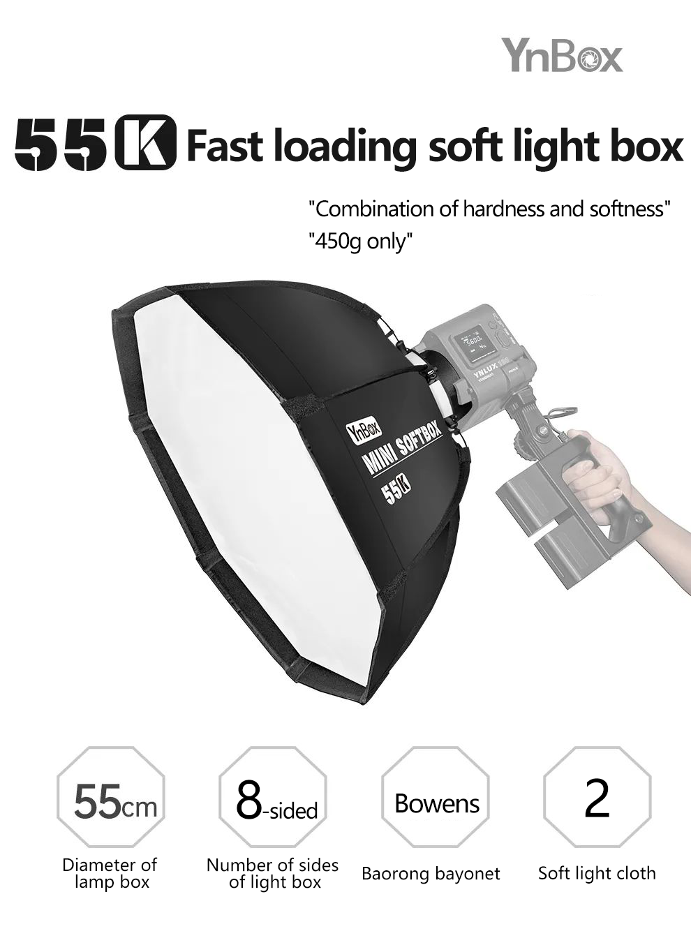 Складной октобокс YnBox 55K от Youngnuo. Alekseyes| фото- и видеосъемка для бизнеса в Кирове