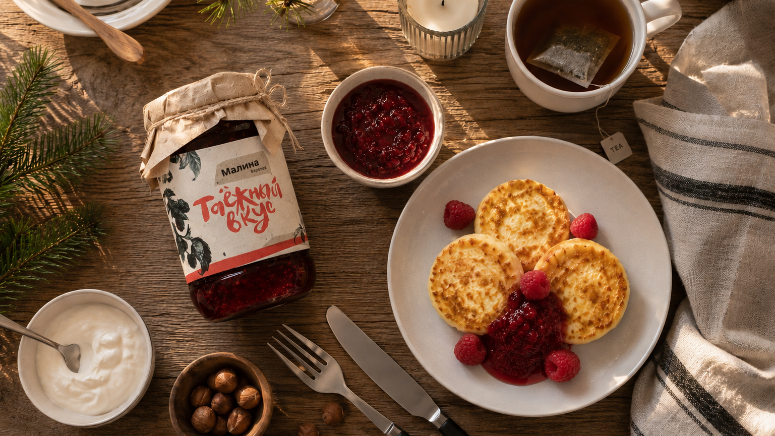Серия этикеток “Таёжный вкус”. Aleksandra Bulgakova, packaging and identity