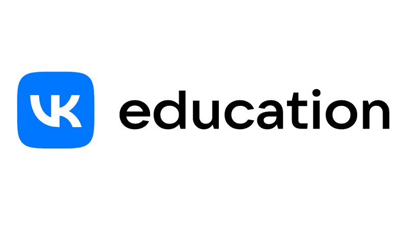 Логотип платформы VK education на сайте