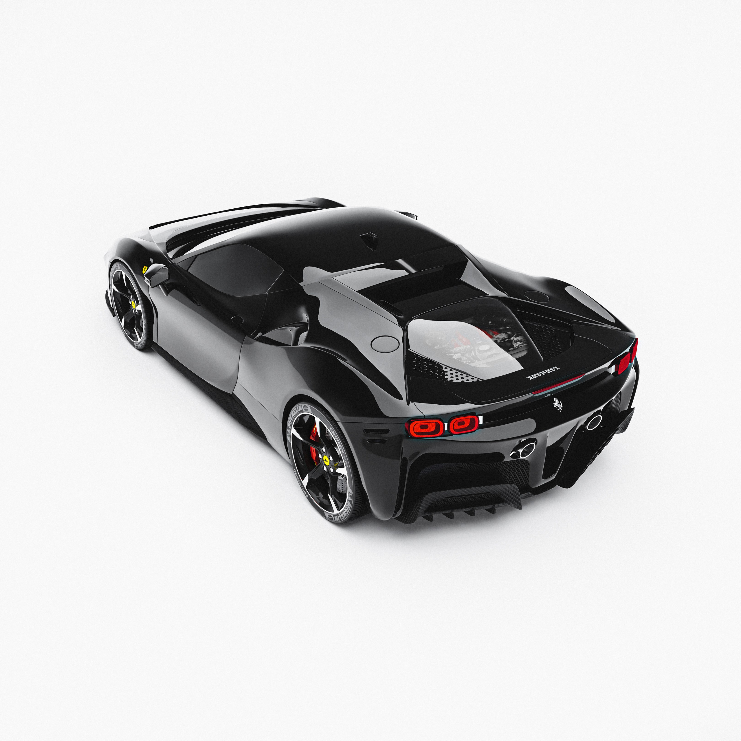 FerrariSF90. Архитектурная визуализация