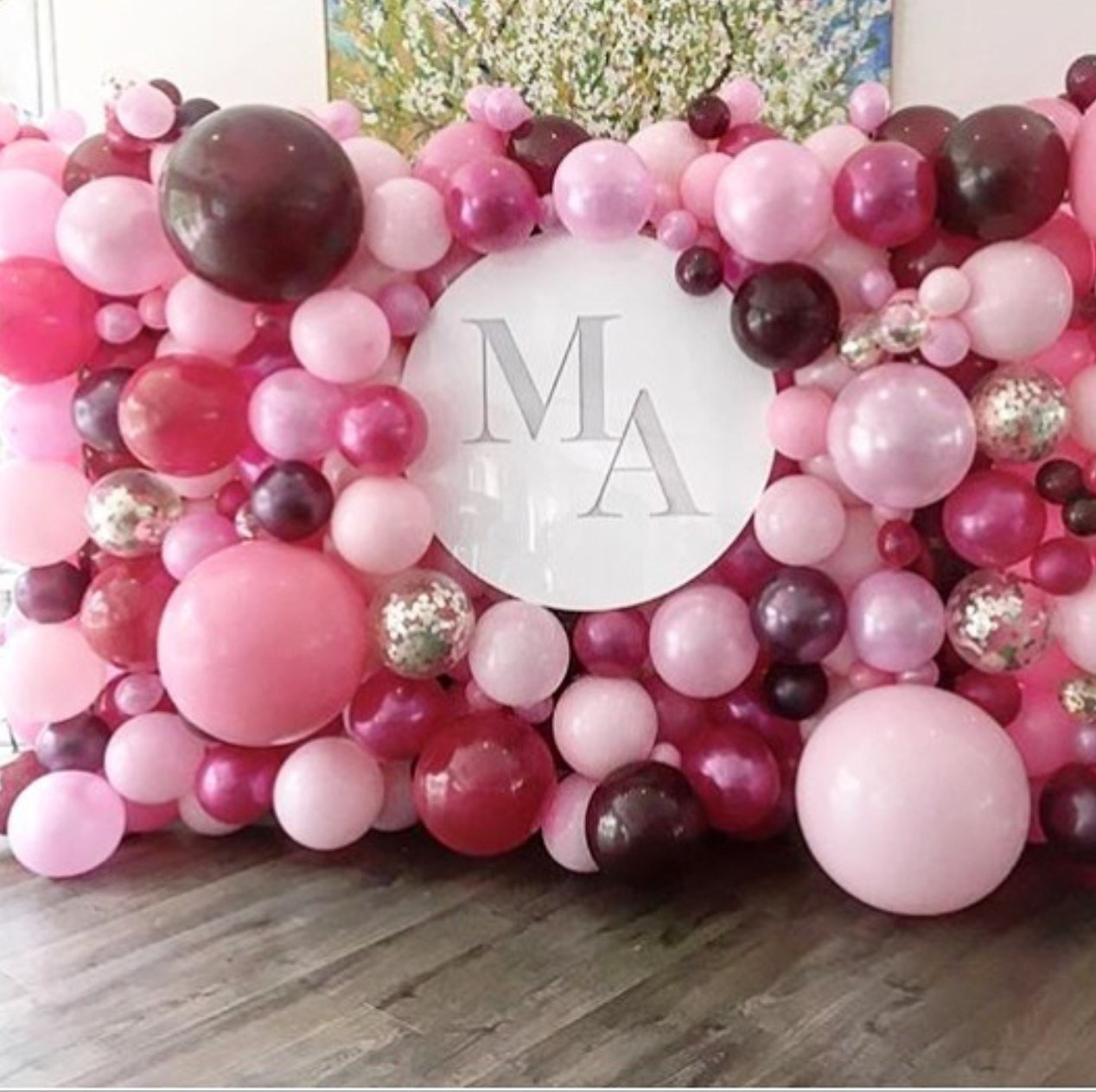 Свадебная фотозона. Студия праздничного декора