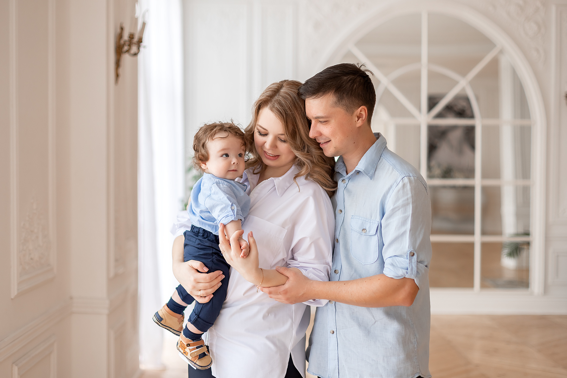 Семейная и детская фотосессия в студии. Семейный фотограф в Санкт-Петербурге Анастасия Нечаева