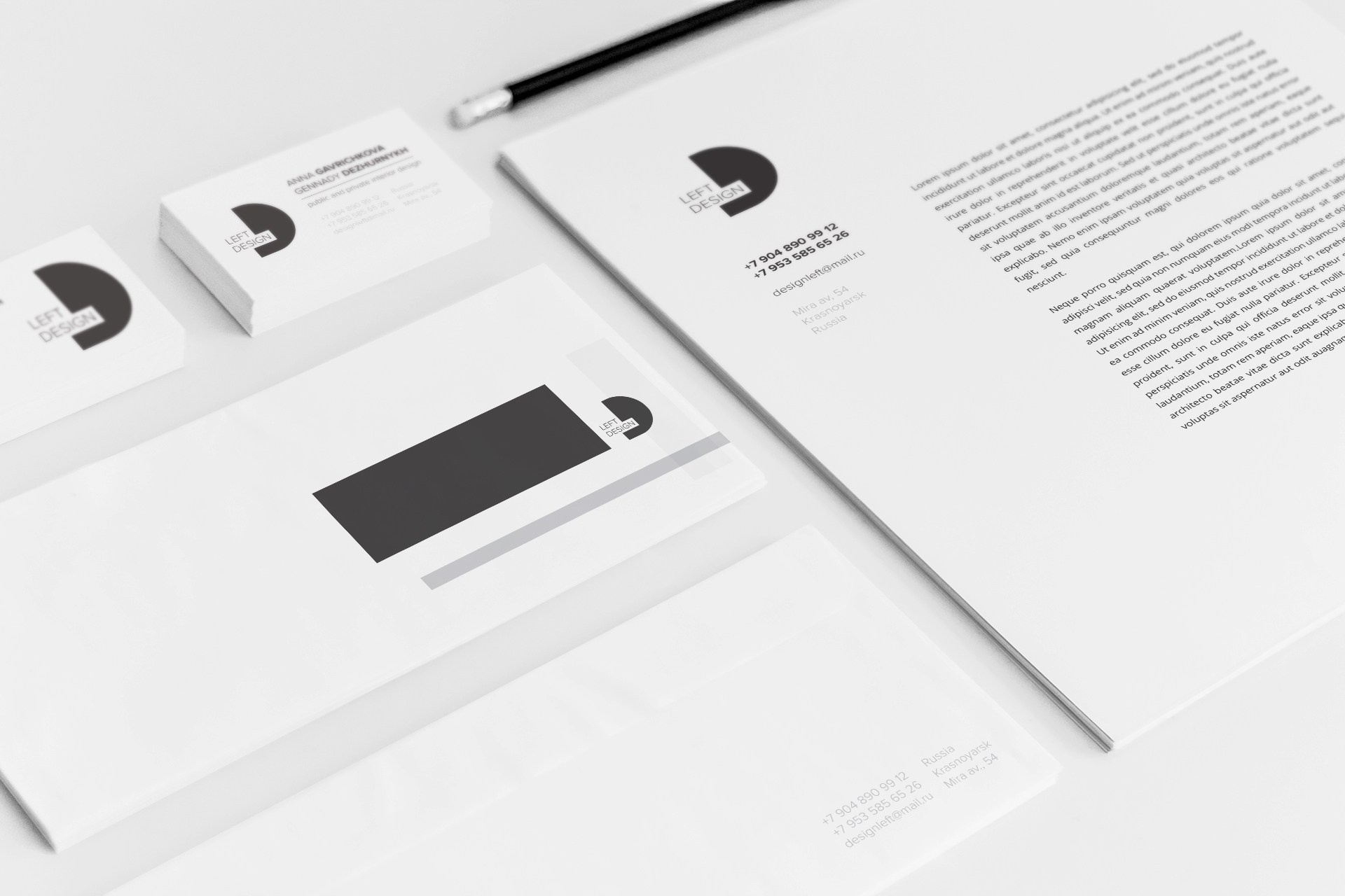 Логотип Left design